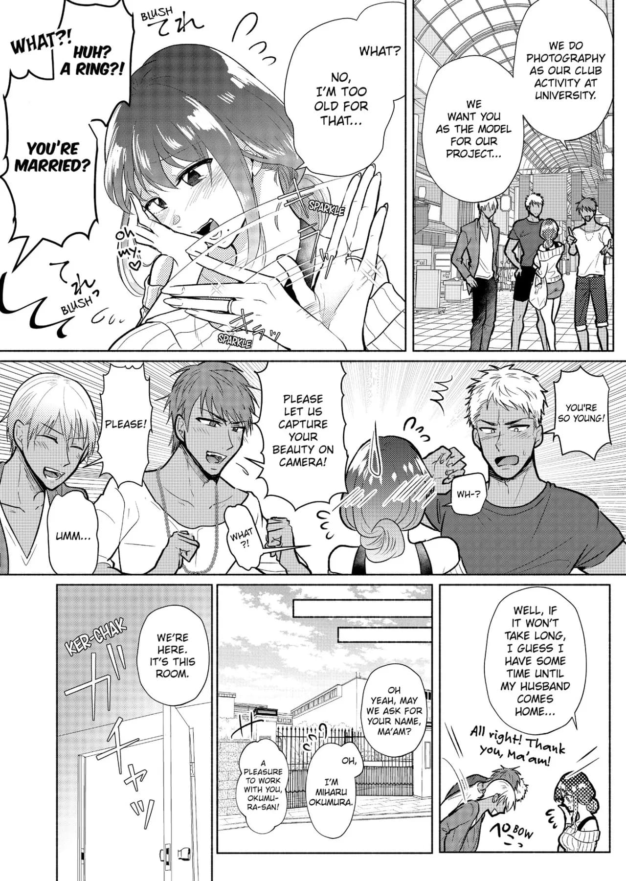 [Ika Hotaru] Sexless no Hitozuma ga YariCir Danshi-tachi ni Damasarete... Taninbou de Gachi Iki Satsueikai 1-3 | My Sexless Wife Gets Tricked by College Boys… Cum Filming Session Featuring Stranger's Dick Ensues! 1-3 [English] [Decensored] page 4