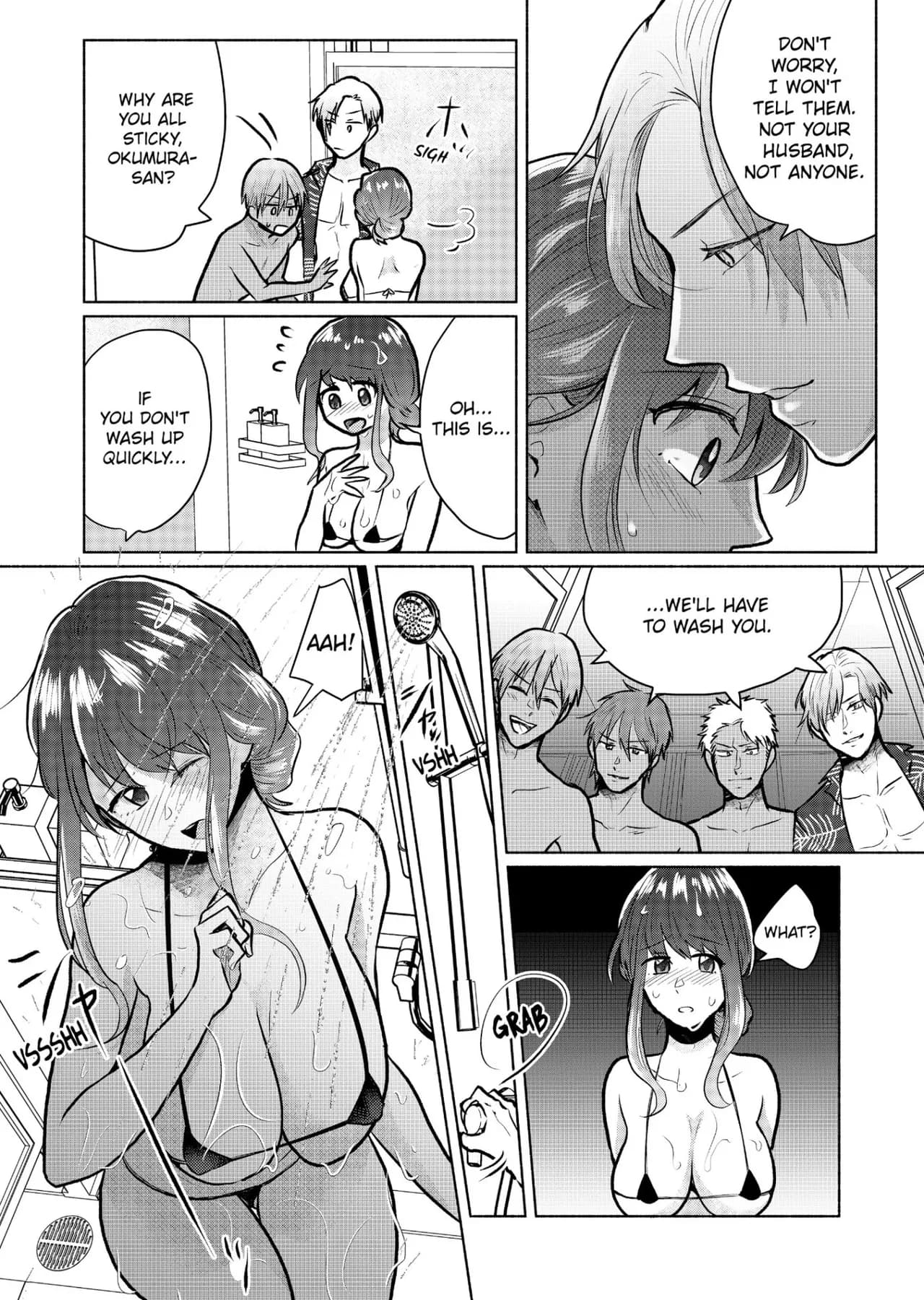 [Ika Hotaru] Sexless no Hitozuma ga YariCir Danshi-tachi ni Damasarete... Taninbou de Gachi Iki Satsueikai 1-3 | My Sexless Wife Gets Tricked by College Boys… Cum Filming Session Featuring Stranger's Dick Ensues! 1-3 [English] [Decensored] page 78