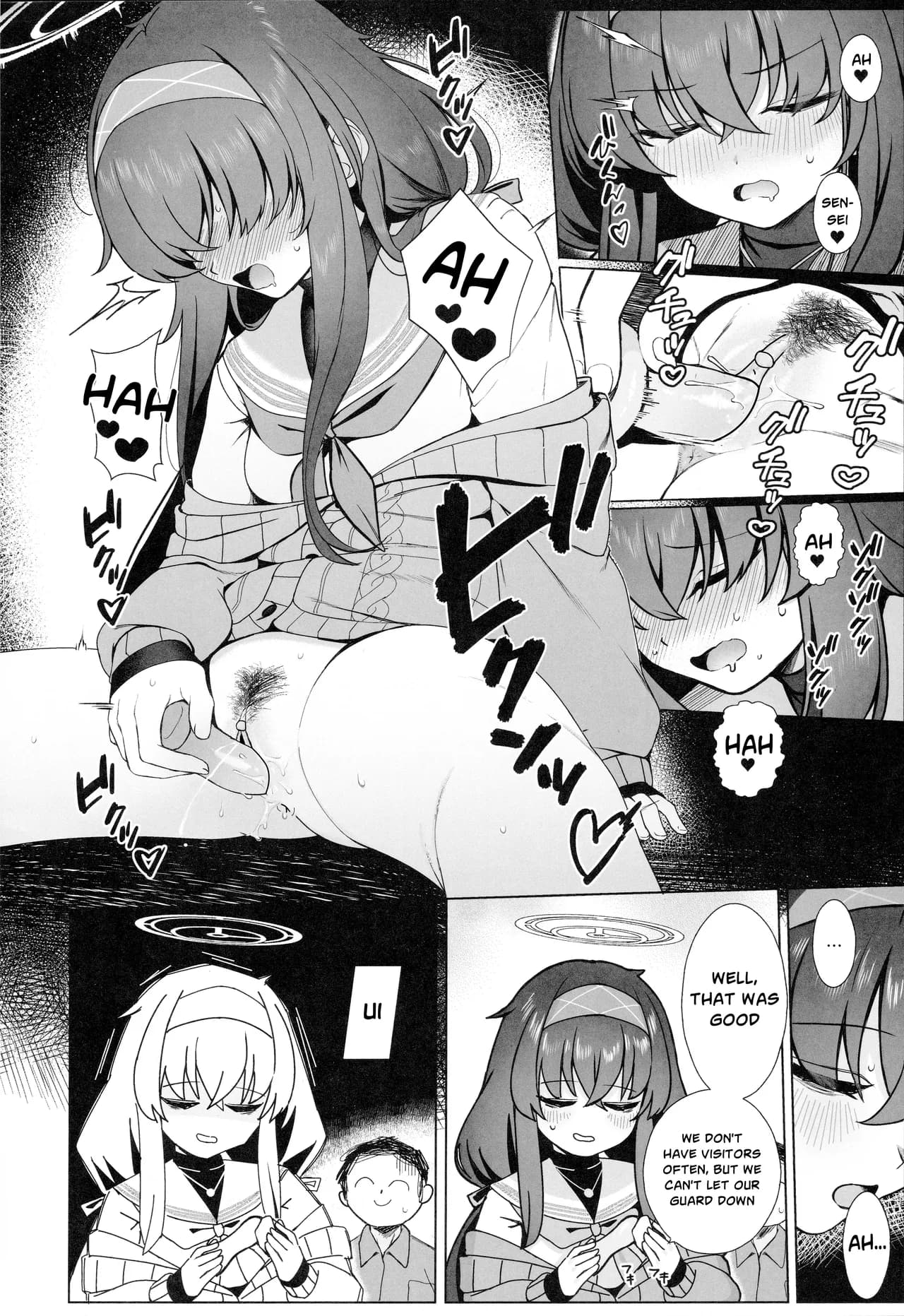 (C103) [Lactucopicrin (Momoiro Retas)] Ui no Usui Book | Ui's thin book (Blue Archive) [English] [Telegram_COHQTG] [Decensored] page 3