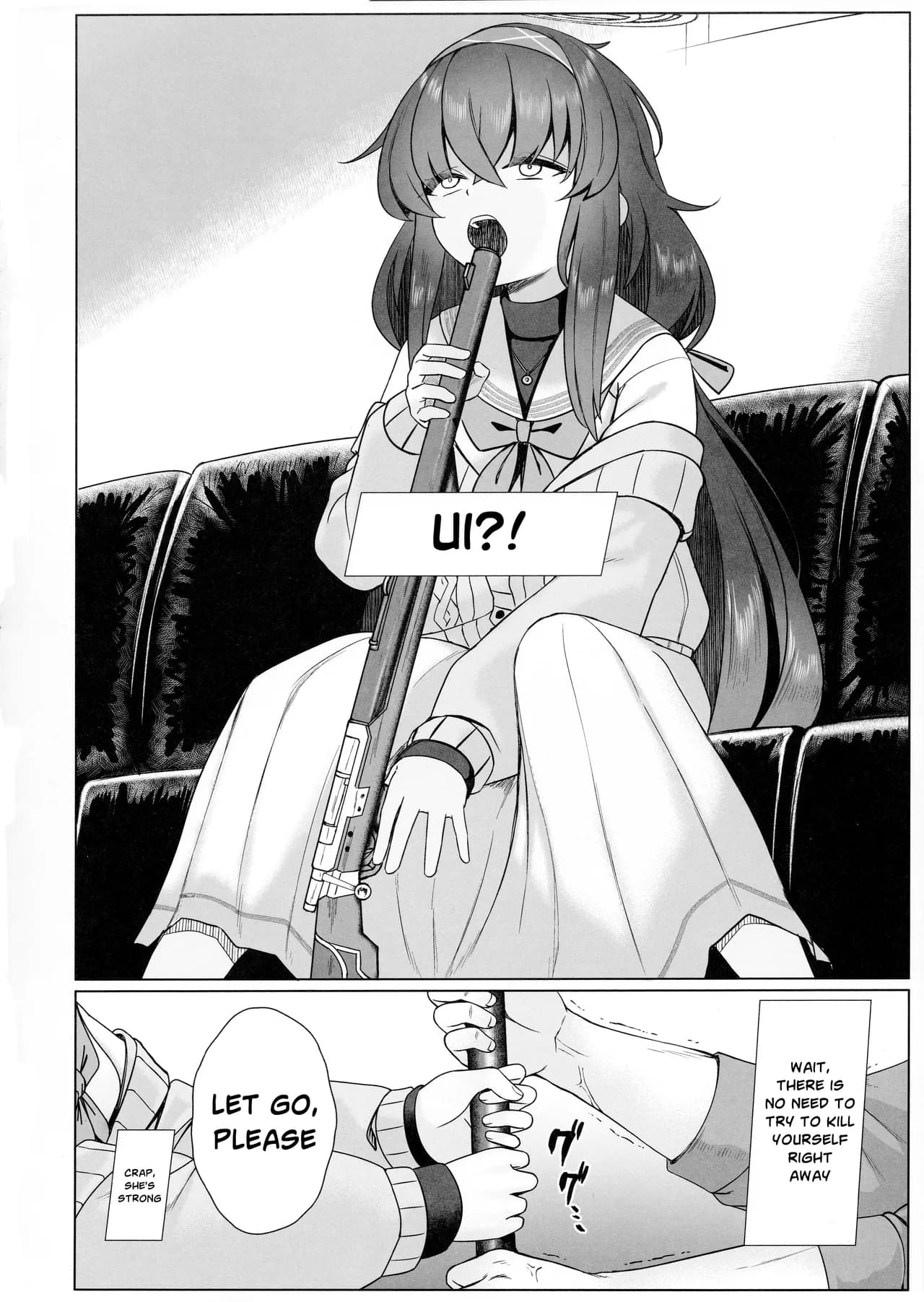 (C103) [Lactucopicrin (Momoiro Retas)] Ui no Usui Book | Ui's thin book (Blue Archive) [English] [Telegram_COHQTG] [Decensored] page 5