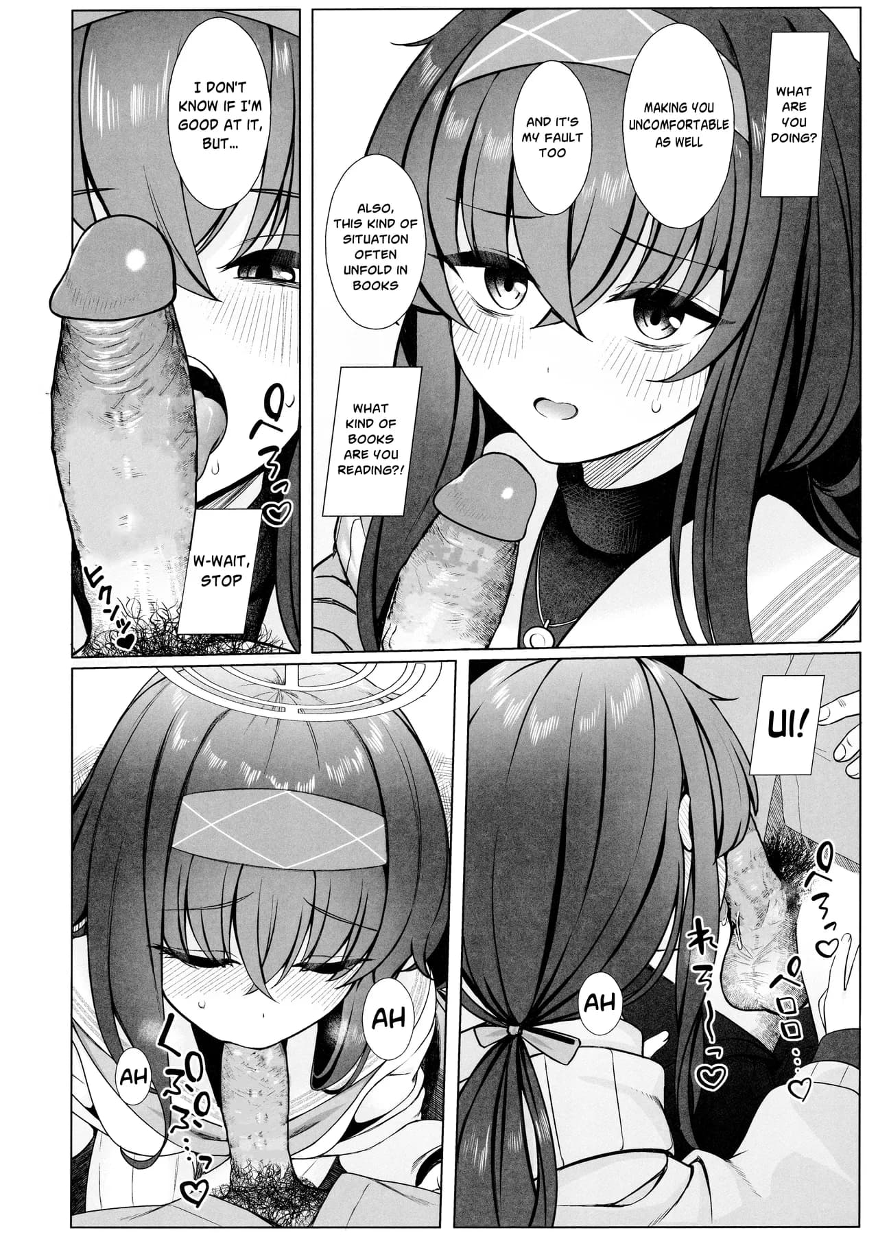 (C103) [Lactucopicrin (Momoiro Retas)] Ui no Usui Book | Ui's thin book (Blue Archive) [English] [Telegram_COHQTG] [Decensored] page 9