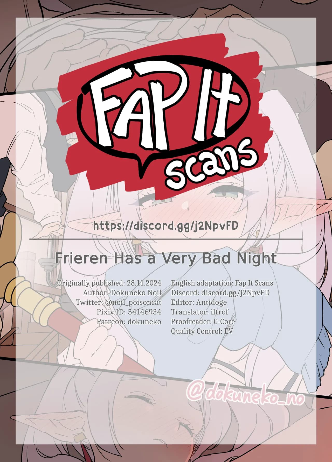 [Dokuneko Noil] Frieren ni Warui Koto o Suru Hanashi "Zenpen" | Frieren Has a Very Bad Night "Part 1" (Sousou no Frieren) [English] [Fap It Scans] [Decensored] page 15
