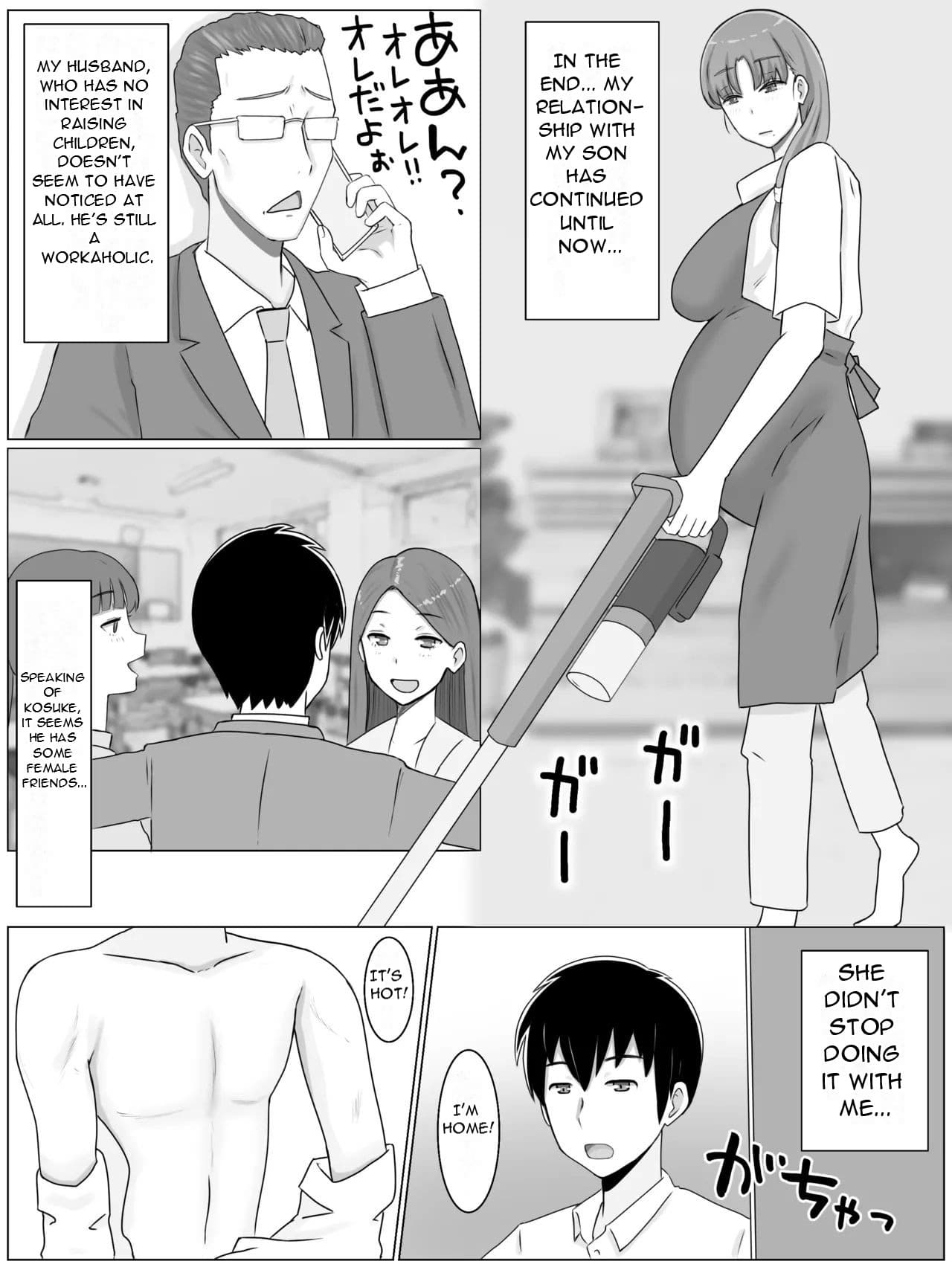 [Saimonke] Kaa-san to Shitai Koto ~ Zetsurin Musuko to no Seikatsu Kaisou Hen - What I want to do with My Mother ~ Sex Life with My Son Who Has... [English] [Uncensored][DarklordMTLs] page 49
