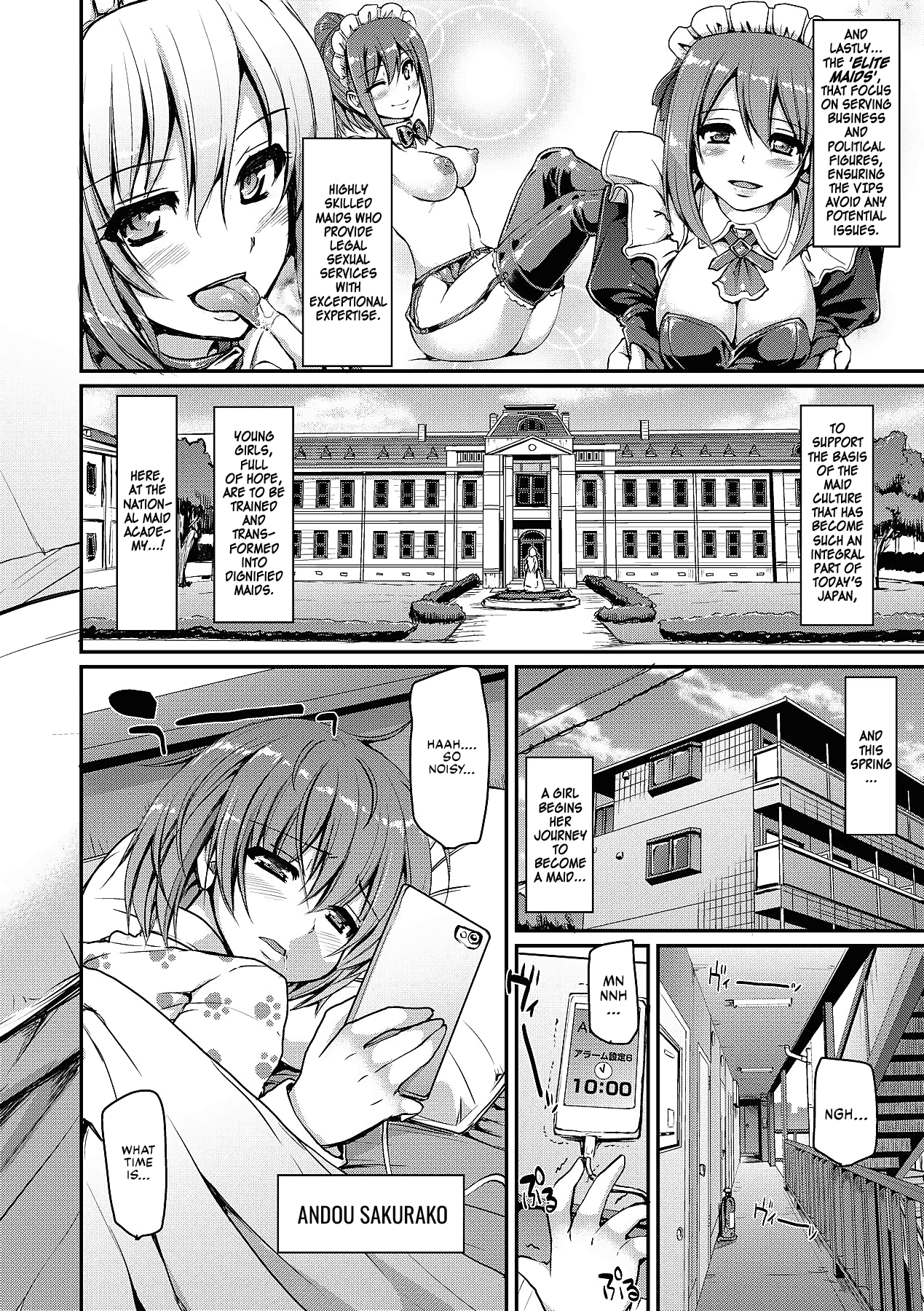 [Alexi Laiho] Maid Gakuen e Youkoso!! - Welcome to Maid Academy Ch. 1-3 [English] [Decensored] [Digital] page 6