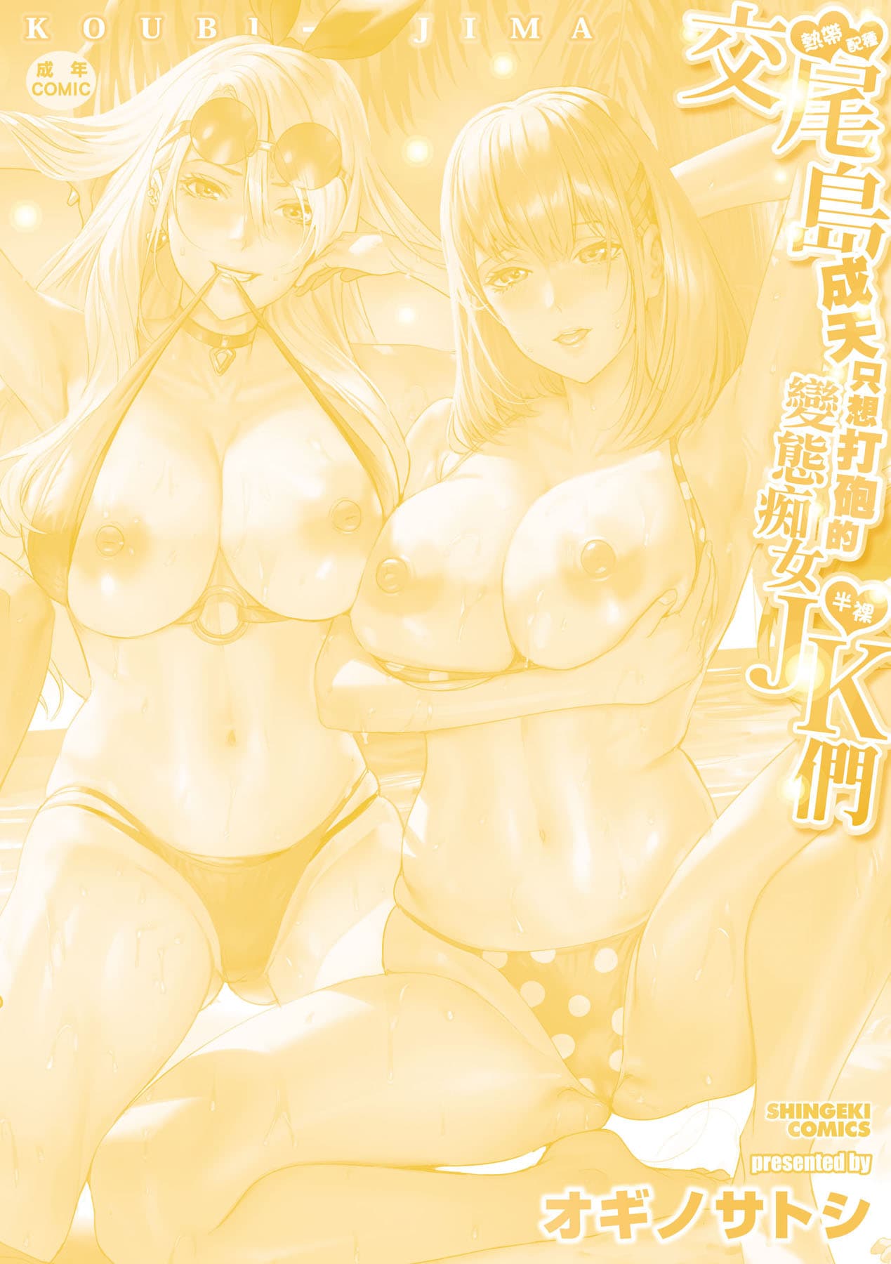[Ogino Satoshi] Koubijima Hame Makuritai Dosukebe JK-tachi | 交尾島 成天只想打砲的變態痴女JK們 [Chinese] [Decensored] [Digital] page 212