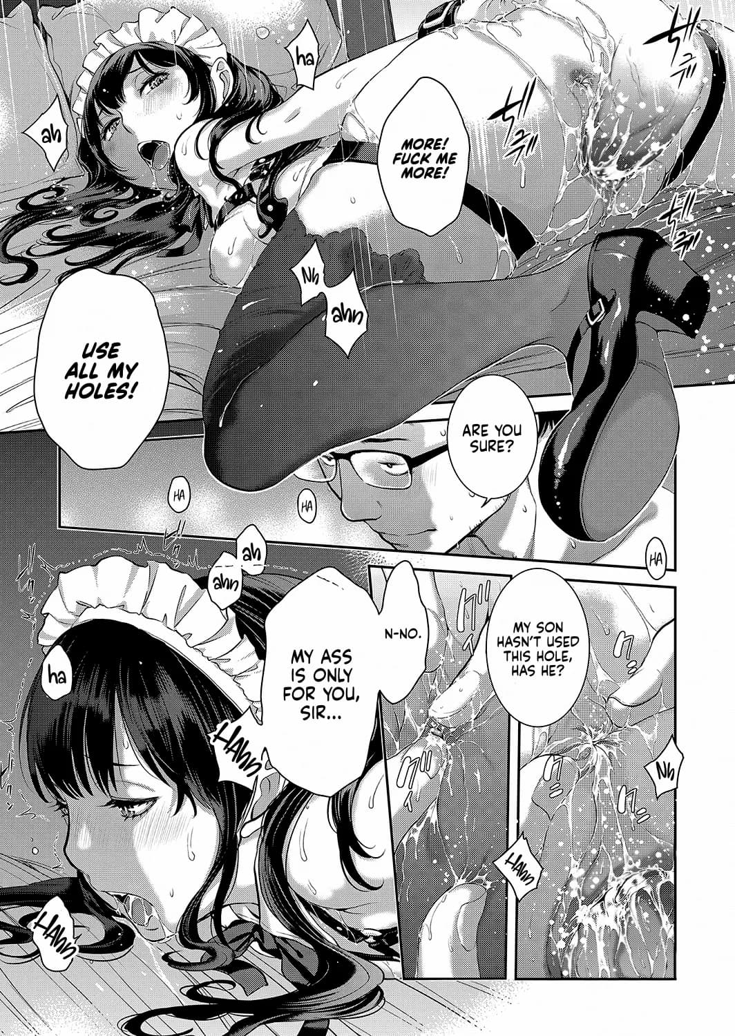[Harazaki Takuma] Maid Kitan - Maid Mysterious Story [English] [RyuugaTL] [Decensored] [Digital] page 54