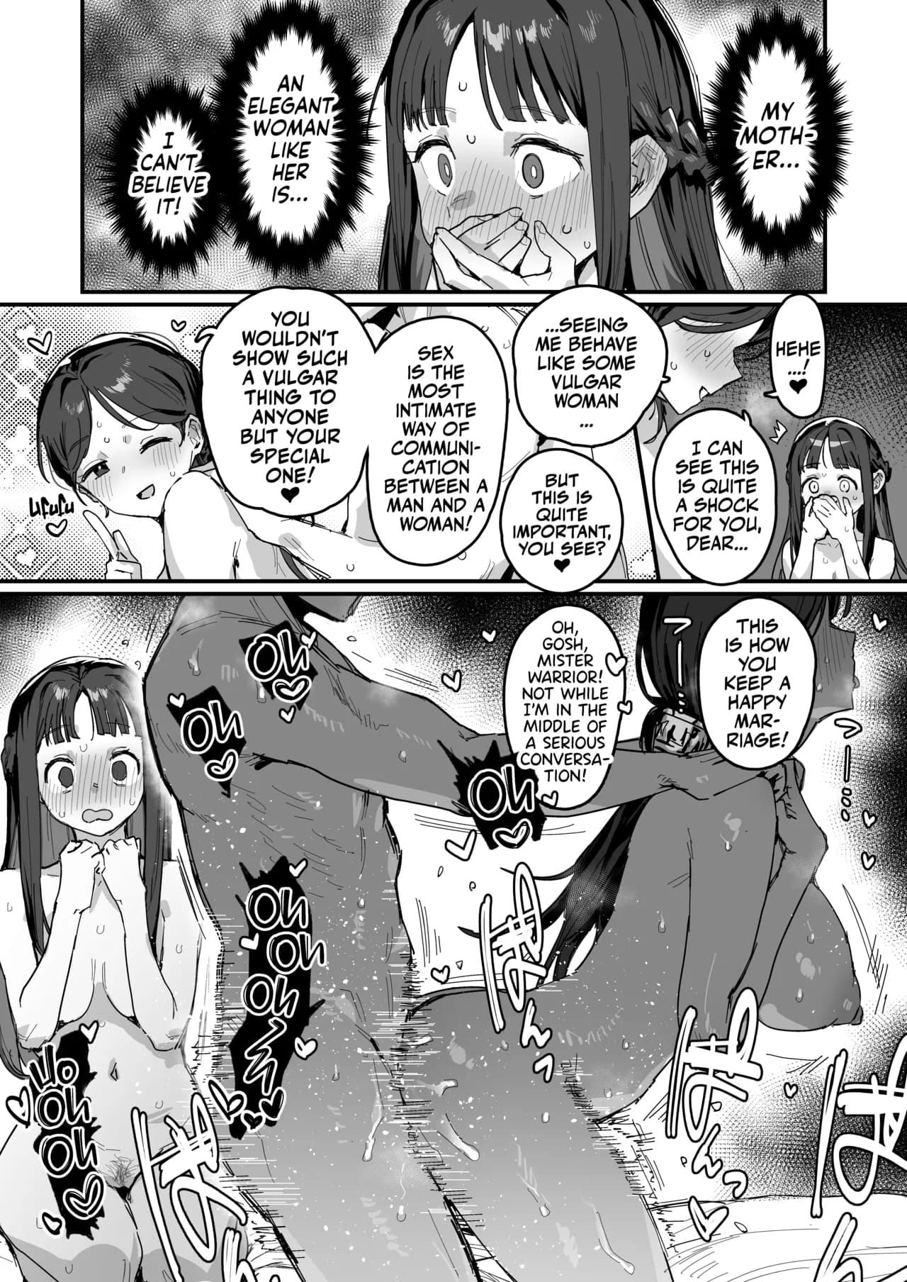 [ie Kenkyuushitsu (ie)] Yuusha to Hime to Okaa-sama!? | Princess & Queen Double Whopper?! + Omake [English] [Team Rabu2] page 24