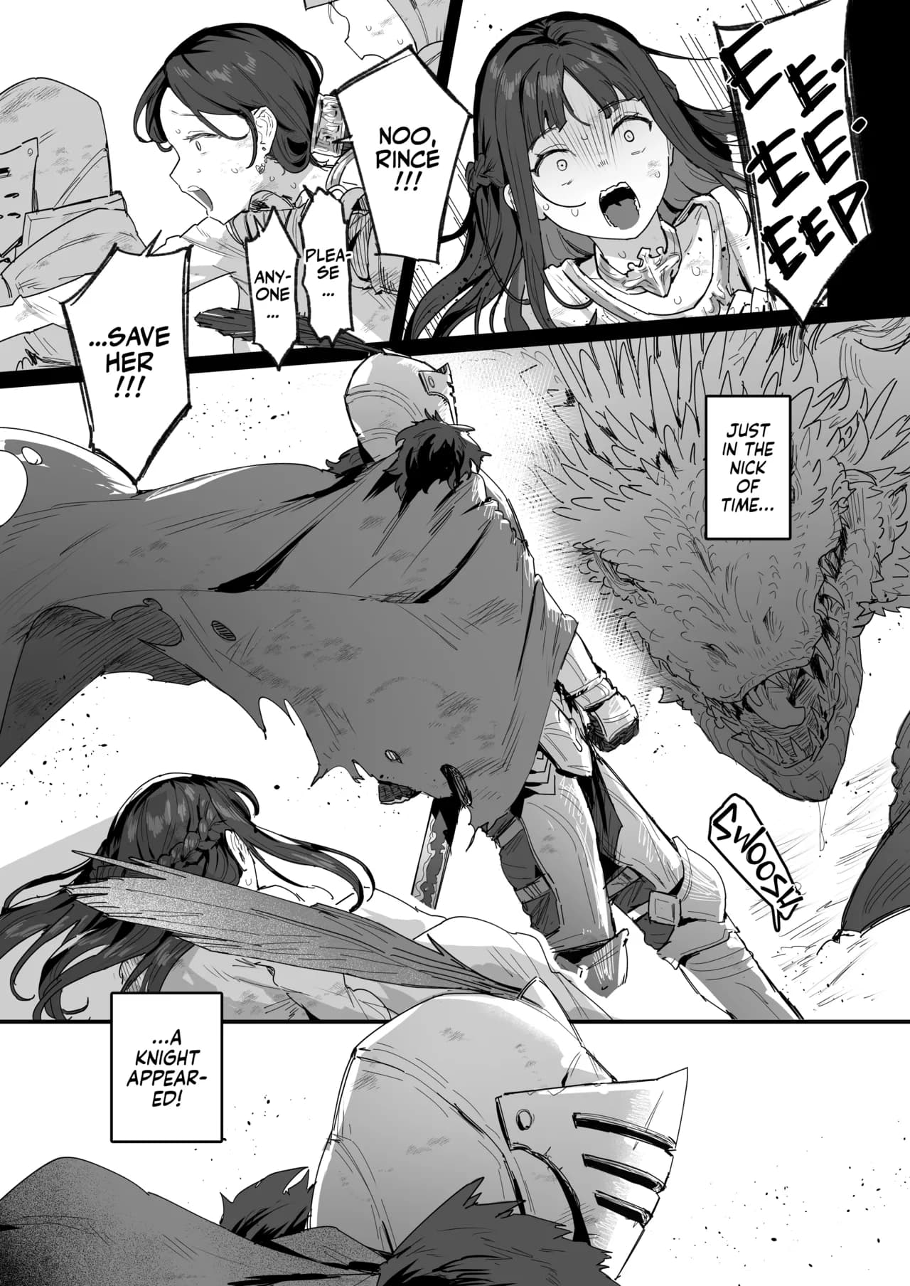 [ie Kenkyuushitsu (ie)] Yuusha to Hime to Okaa-sama!? | Princess & Queen Double Whopper?! + Omake [English] [Team Rabu2] page 4