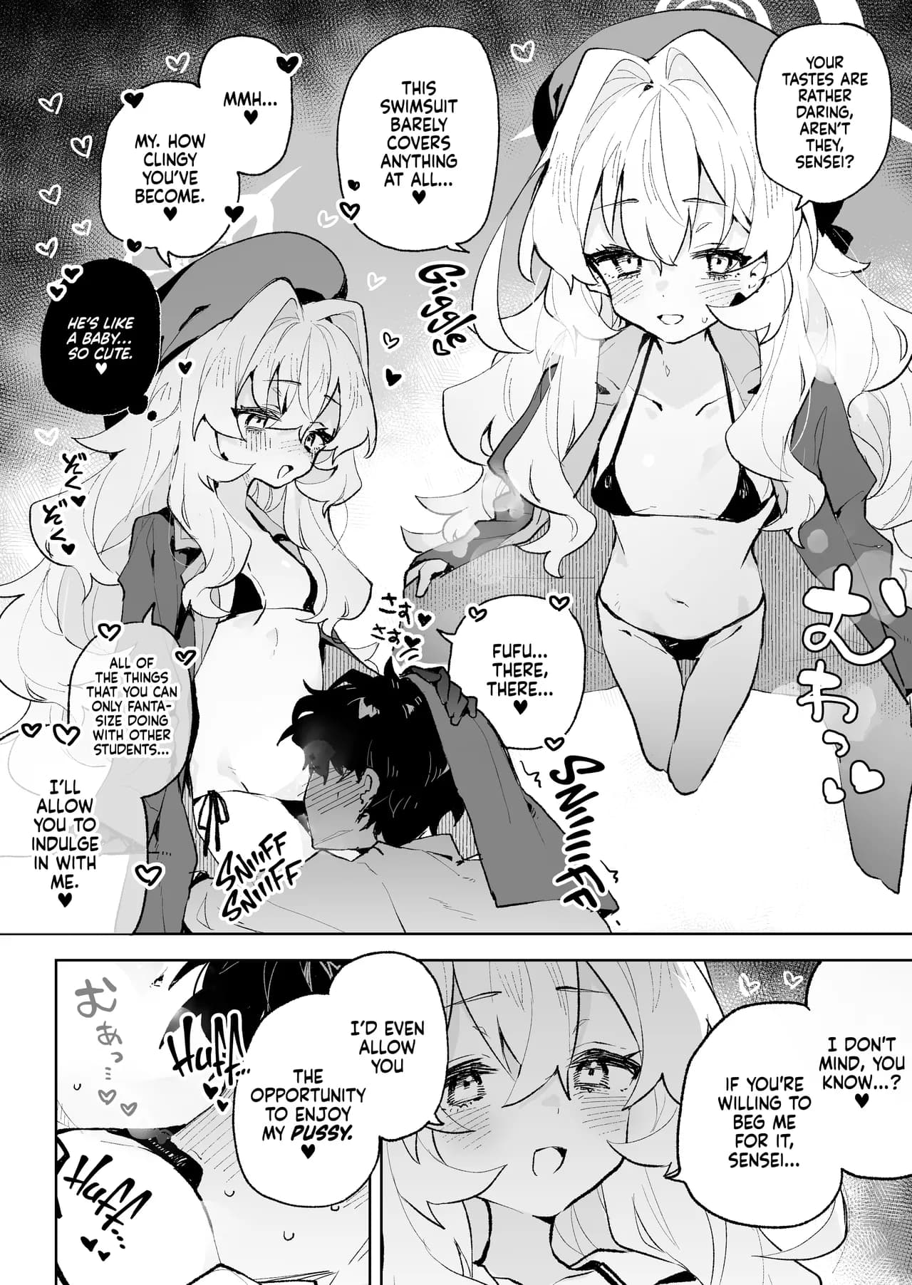 [Rimu Chanchi (Uni Cream Korokke)] Niyaniya Kyouju no Ama Zeme Gotoki ni Makenai ga!? | I Won't Be Defeated by Professor Niyaniya's Tantalizing Temptations! (Blue Archive) [English] [Xzosk] [Decensored] [Digital] page 13