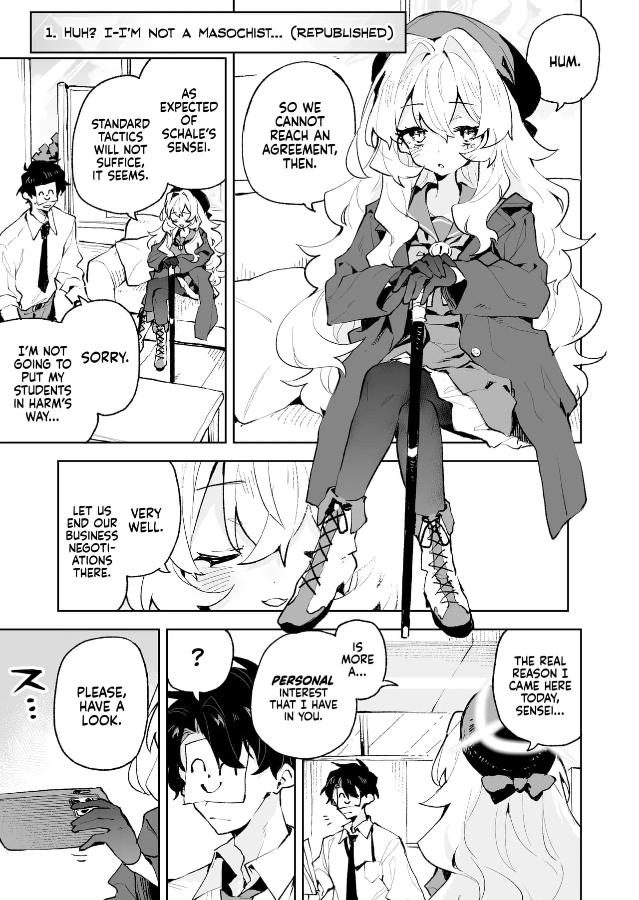 [Rimu Chanchi (Uni Cream Korokke)] Niyaniya Kyouju no Ama Zeme Gotoki ni Makenai ga!? | I Won't Be Defeated by Professor Niyaniya's Tantalizing Temptations! (Blue Archive) [English] [Xzosk] [Decensored] [Digital] page 2