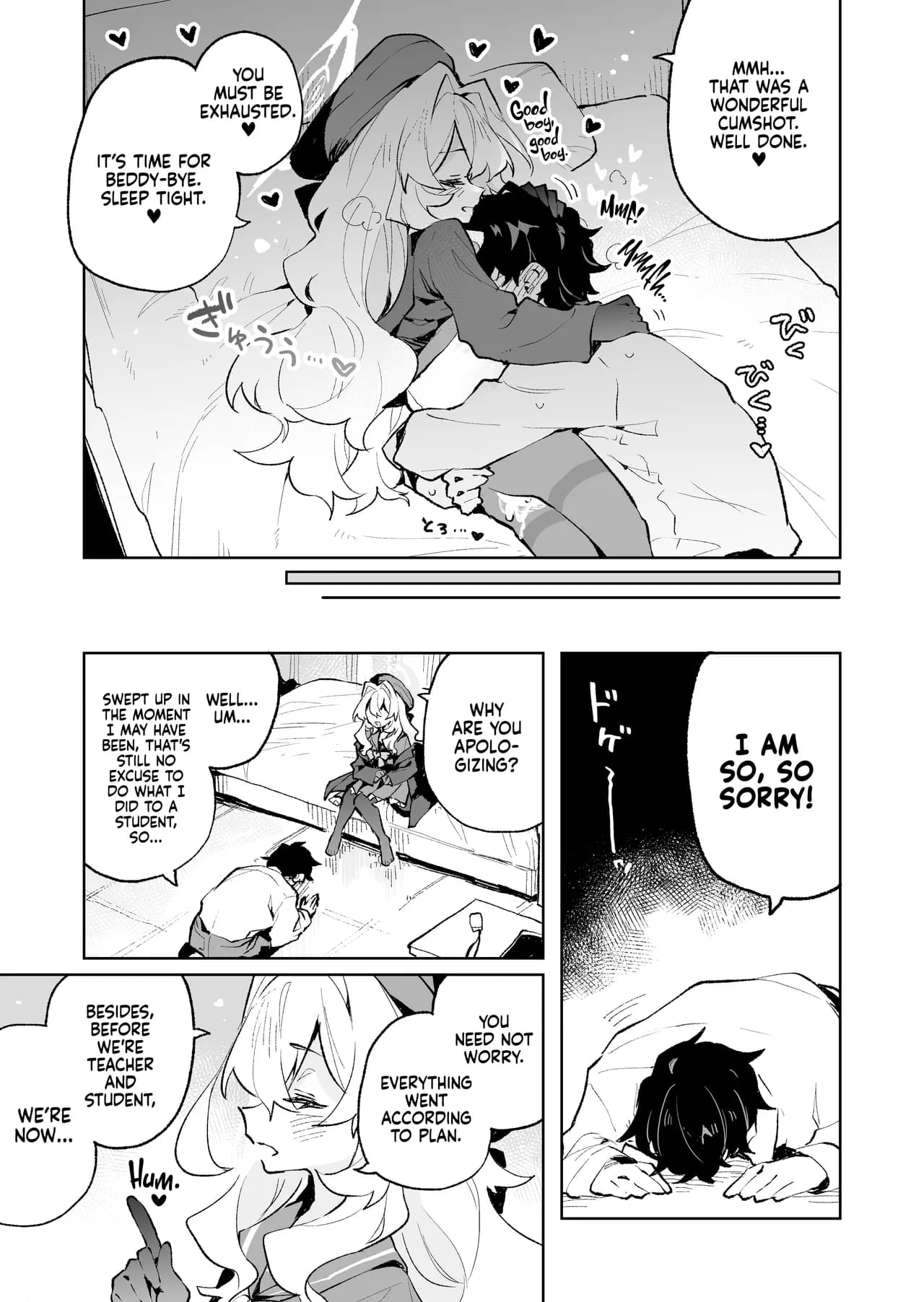 [Rimu Chanchi (Uni Cream Korokke)] Niyaniya Kyouju no Ama Zeme Gotoki ni Makenai ga!? | I Won't Be Defeated by Professor Niyaniya's Tantalizing Temptations! (Blue Archive) [English] [Xzosk] [Decensored] [Digital] page 36