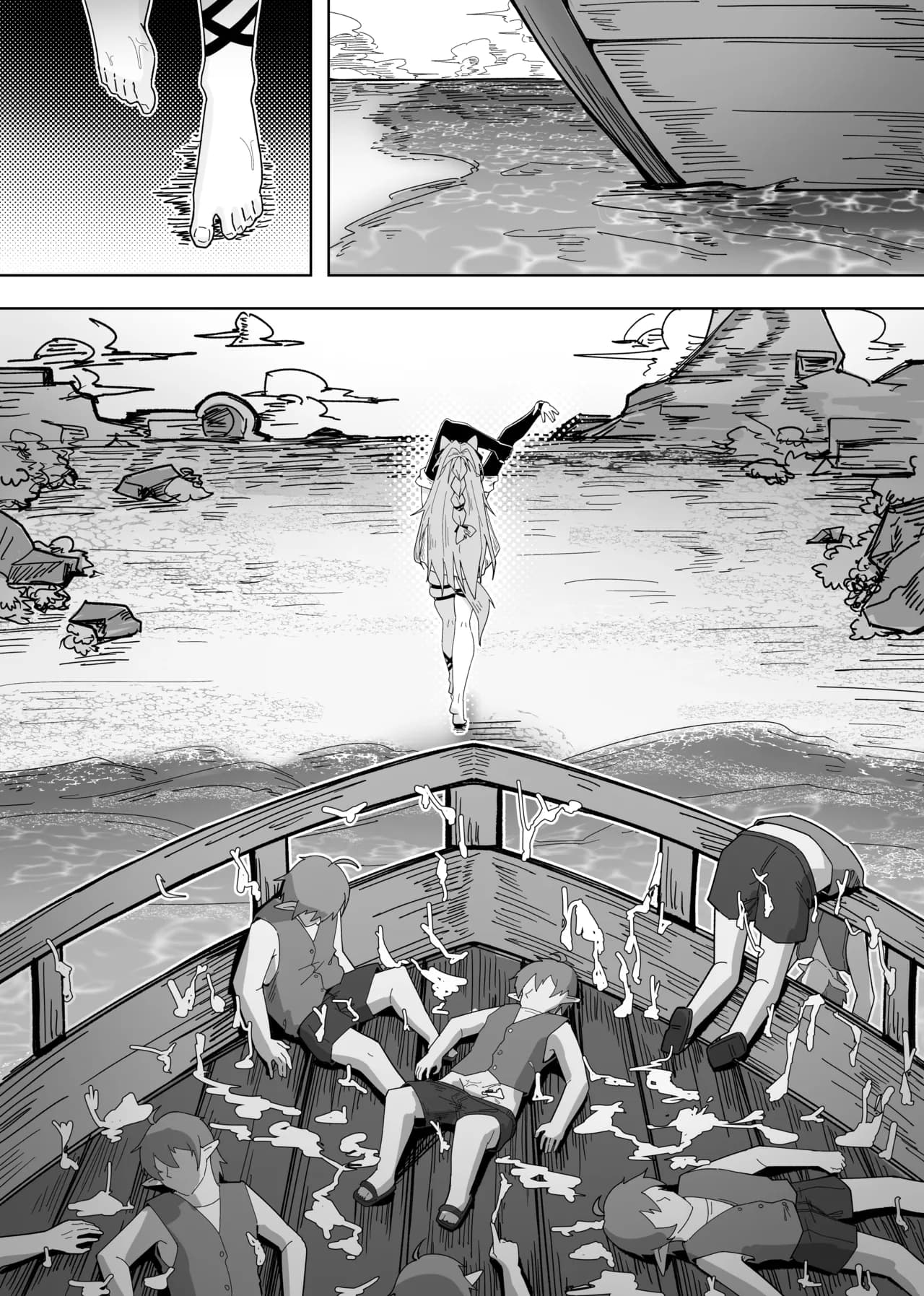 KnightFault（ダスク）·鸿雪大战小杜林（明日方舟同人H·LC整合汉化组获权代发） page 53
