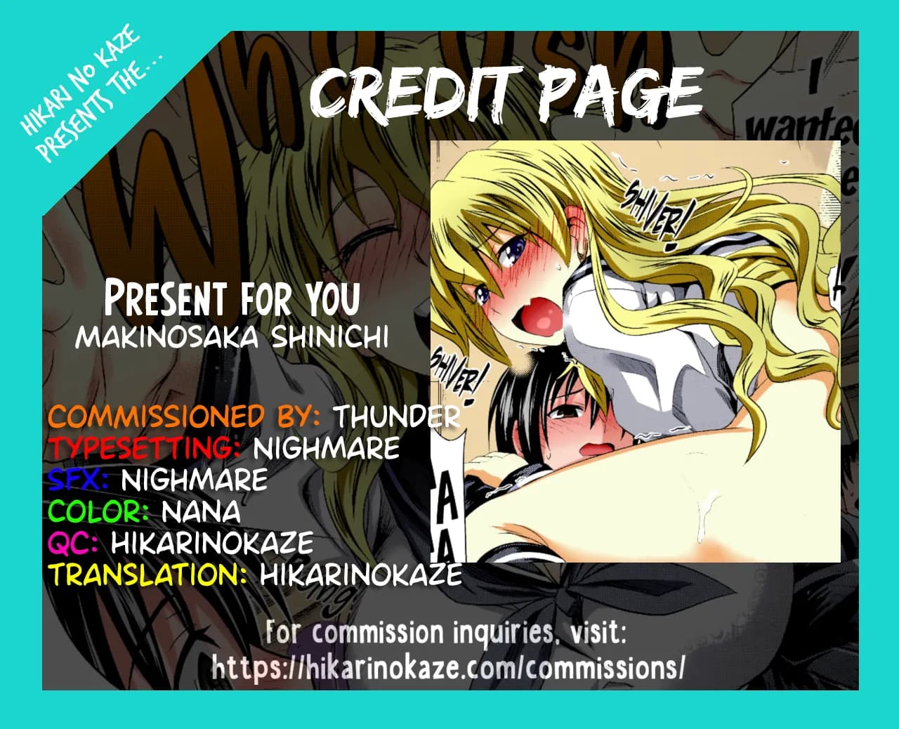 [Makinosaka Shinichi] Present For You (COMIC Megastore 2010-06) [English] [Hikarinokaze] page 25