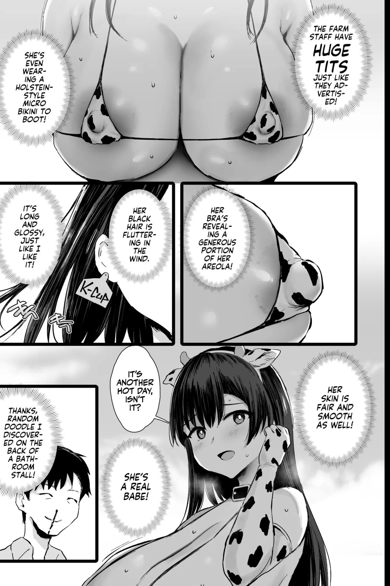 [Jack to Nicholson (NoriPachi)] Tanetsuke mo Dekiru Fureai Bokujou Taiken. | Hands-on Milking Workshop! [English] [Team Rabu2] [Decensored] [Digital] page 4