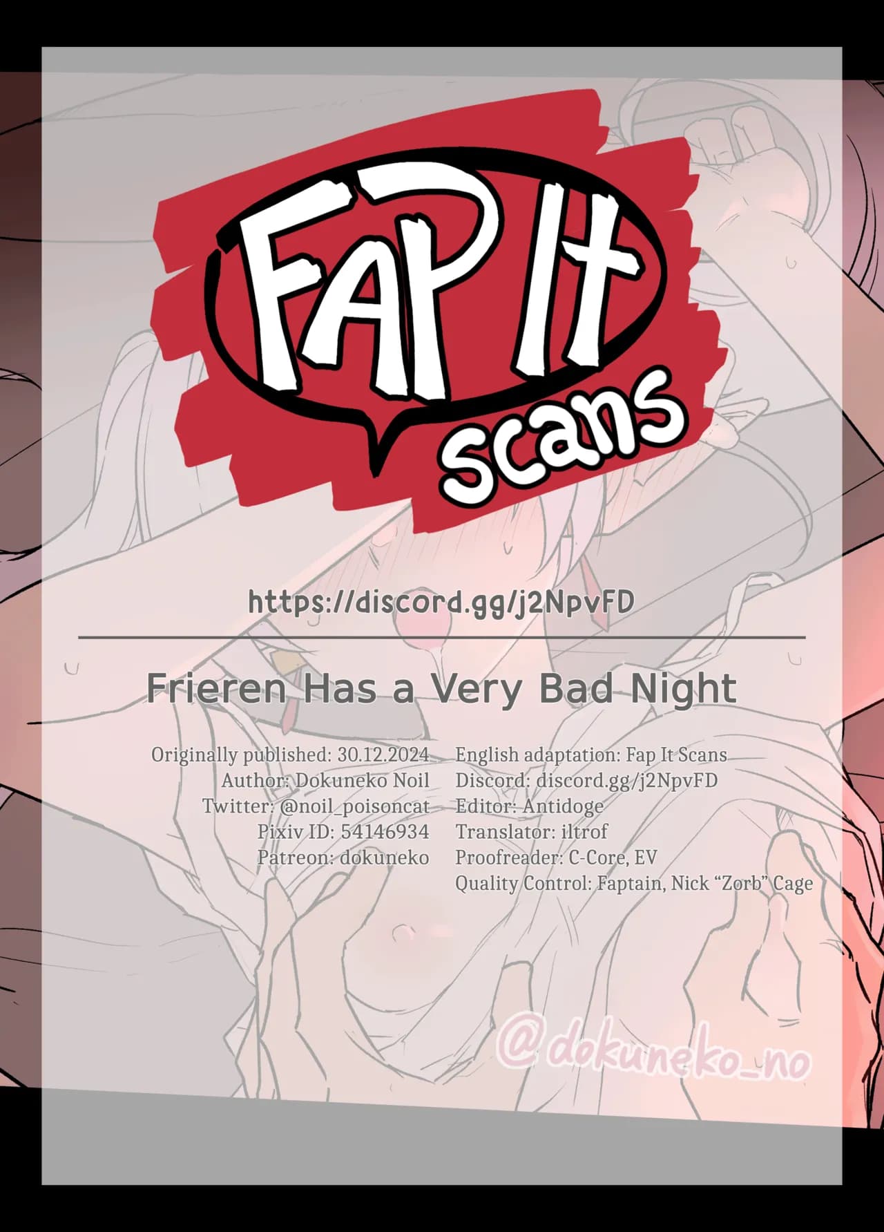 [Dokuneko Noil] Frieren ni Warui Koto o Suru Hanashi "Kouhen" | Frieren Has a Very Bad Night "Part 2" (Sousou no Frieren) [English] [Fap It Scans] [Decensored] page 18