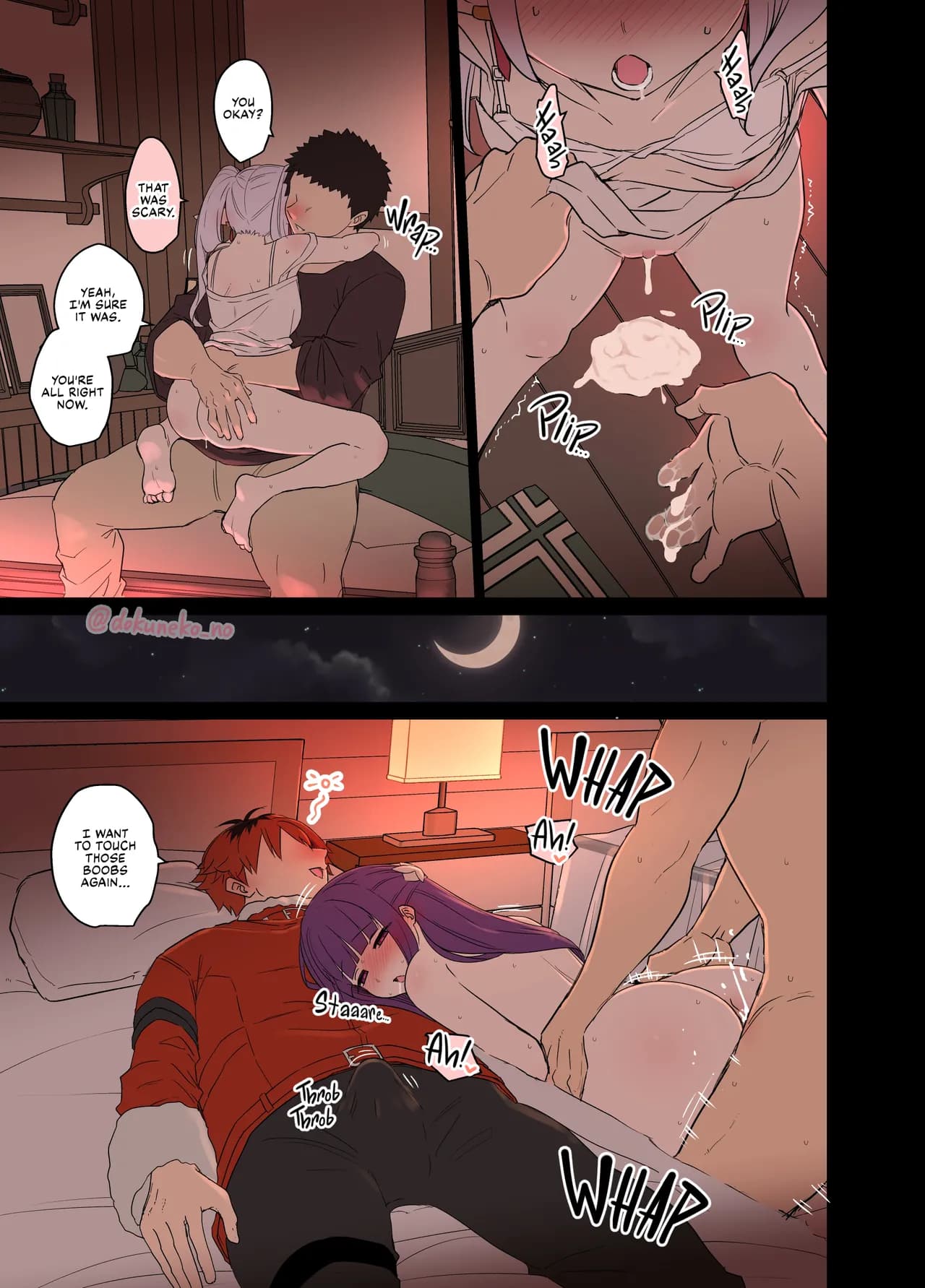 [Dokuneko Noil] Frieren ni Warui Koto o Suru Hanashi "Kouhen" | Frieren Has a Very Bad Night "Part 2" (Sousou no Frieren) [English] [Fap It Scans] [Decensored] page 8