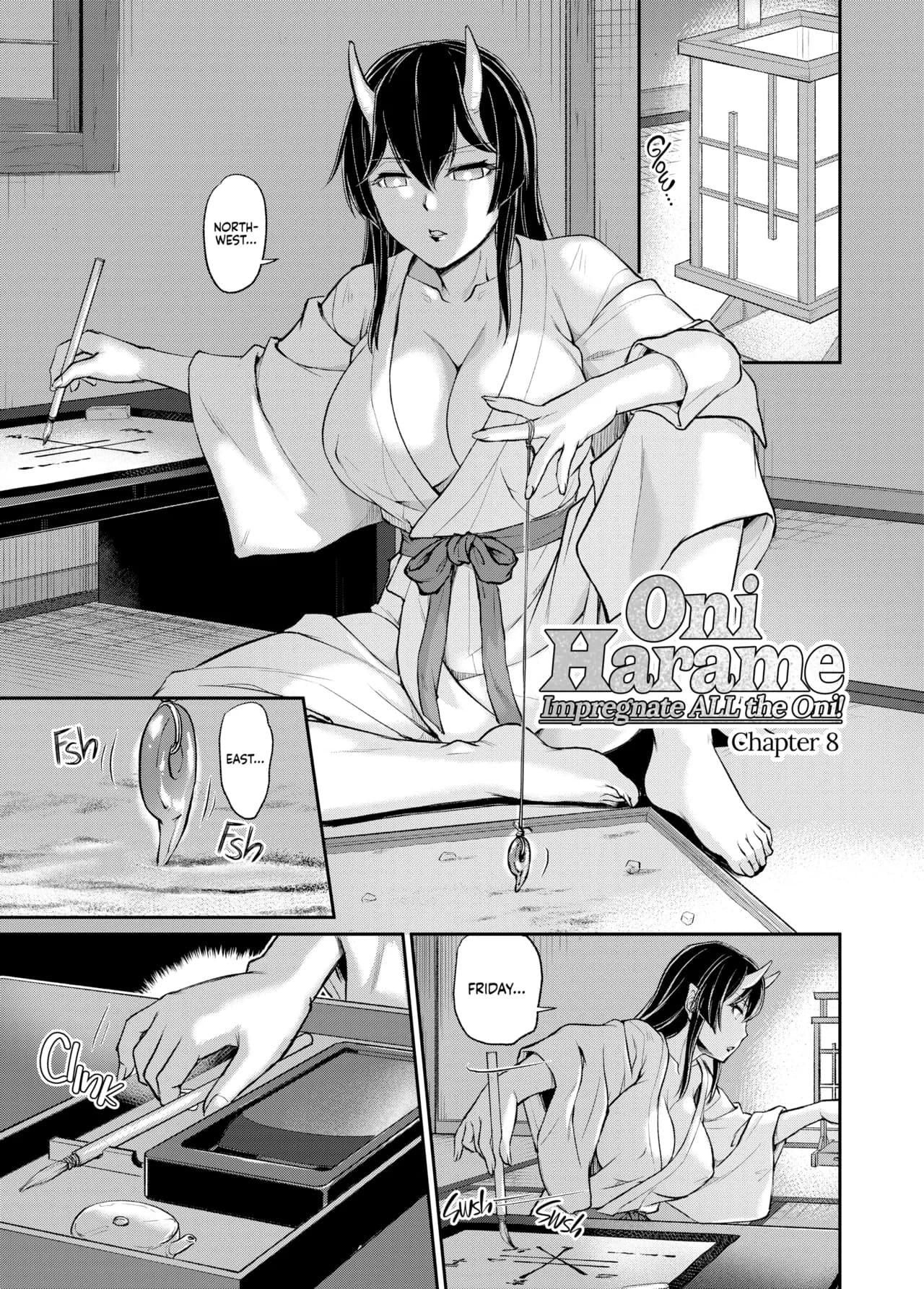 [Urase Shioji] Oni Harame: Impregnate ALL the Oni! [English] {Full Moon} [Decensored] [Digital] page 158