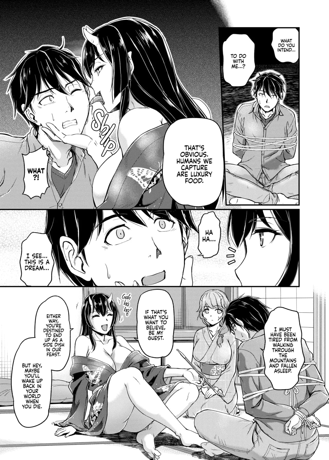 [Urase Shioji] Oni Harame: Impregnate ALL the Oni! [English] {Full Moon} [Decensored] [Digital] page 16