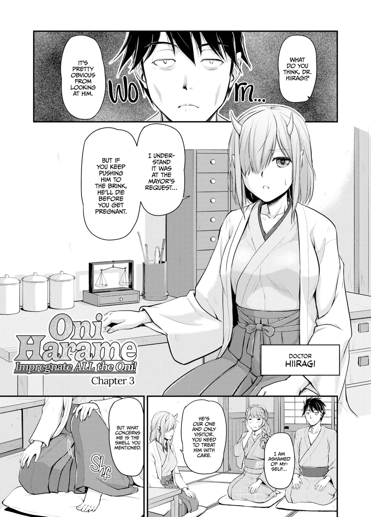 [Urase Shioji] Oni Harame: Impregnate ALL the Oni! [English] {Full Moon} [Decensored] [Digital] page 50
