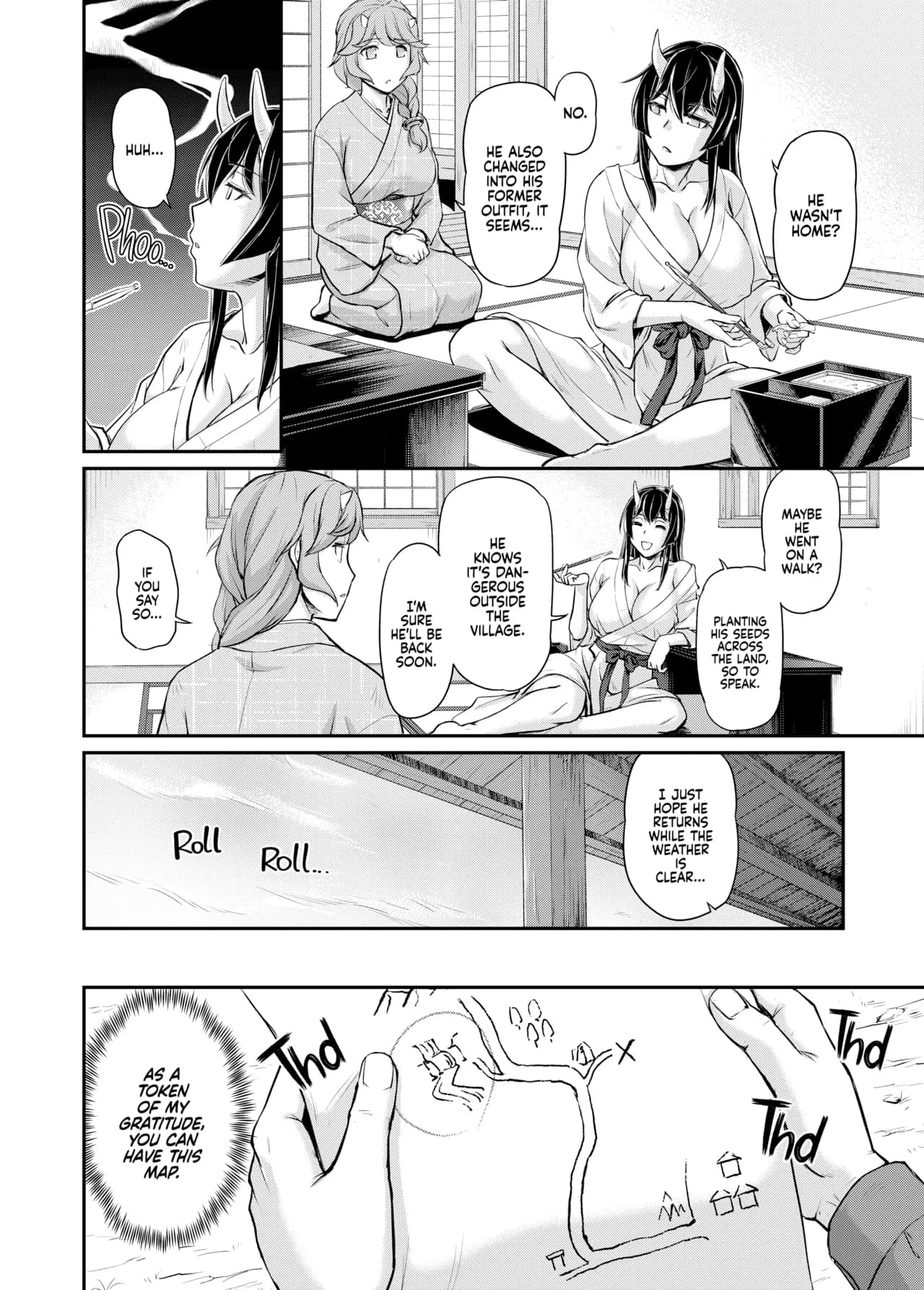 [Urase Shioji] Oni Harame: Impregnate ALL the Oni! [English] {Full Moon} [Decensored] [Digital] page 71