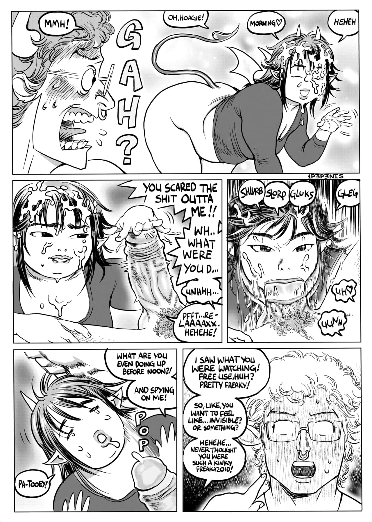 [1P3P3NIS] Angel and Hoagie in: FUCK ME, I DON'T CARE! page 6