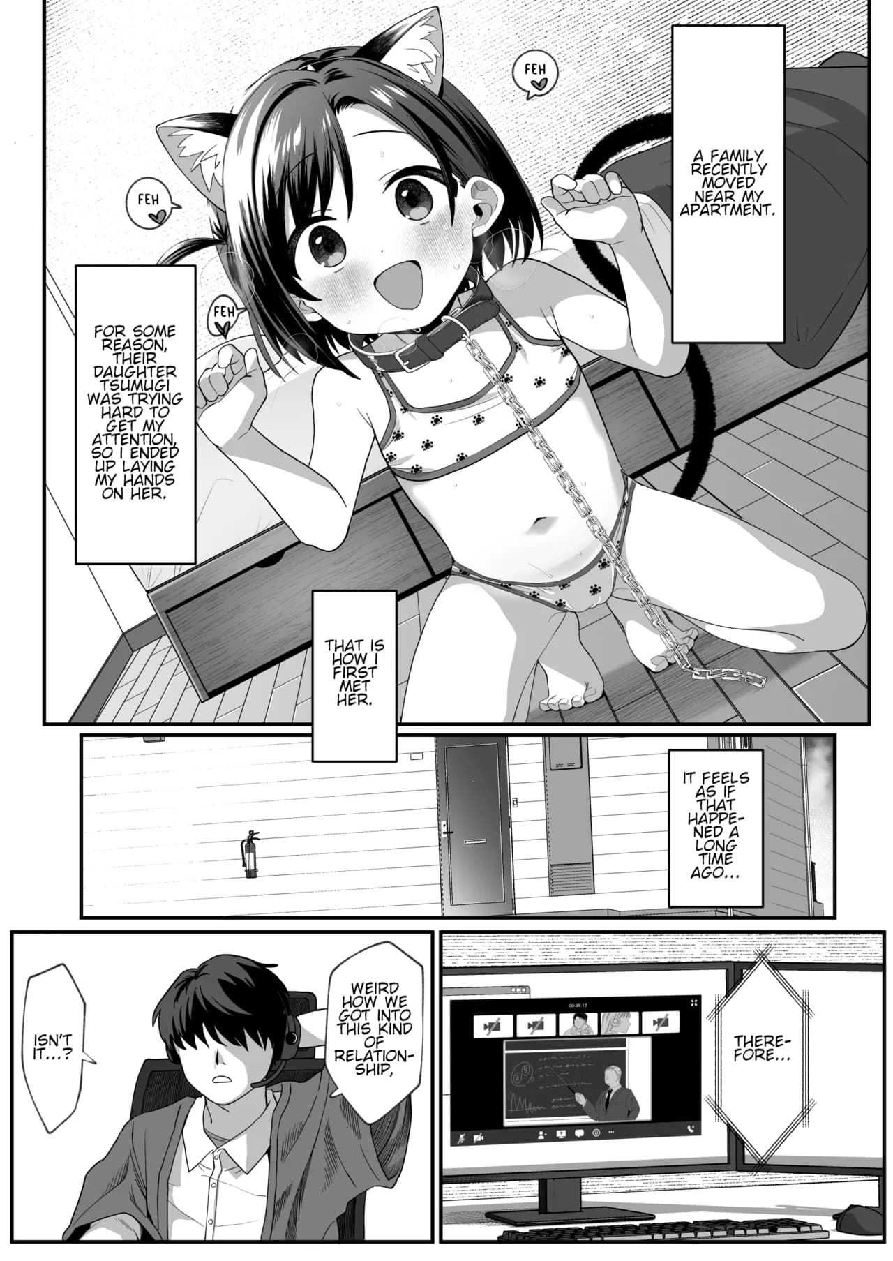 [Sleepwatch ex (Aibu Yue)] Otonari no Musume-san wa Ore ni Ki ga Aru you dakara Pet ni Shite Mita [Digital] [English] page 32
