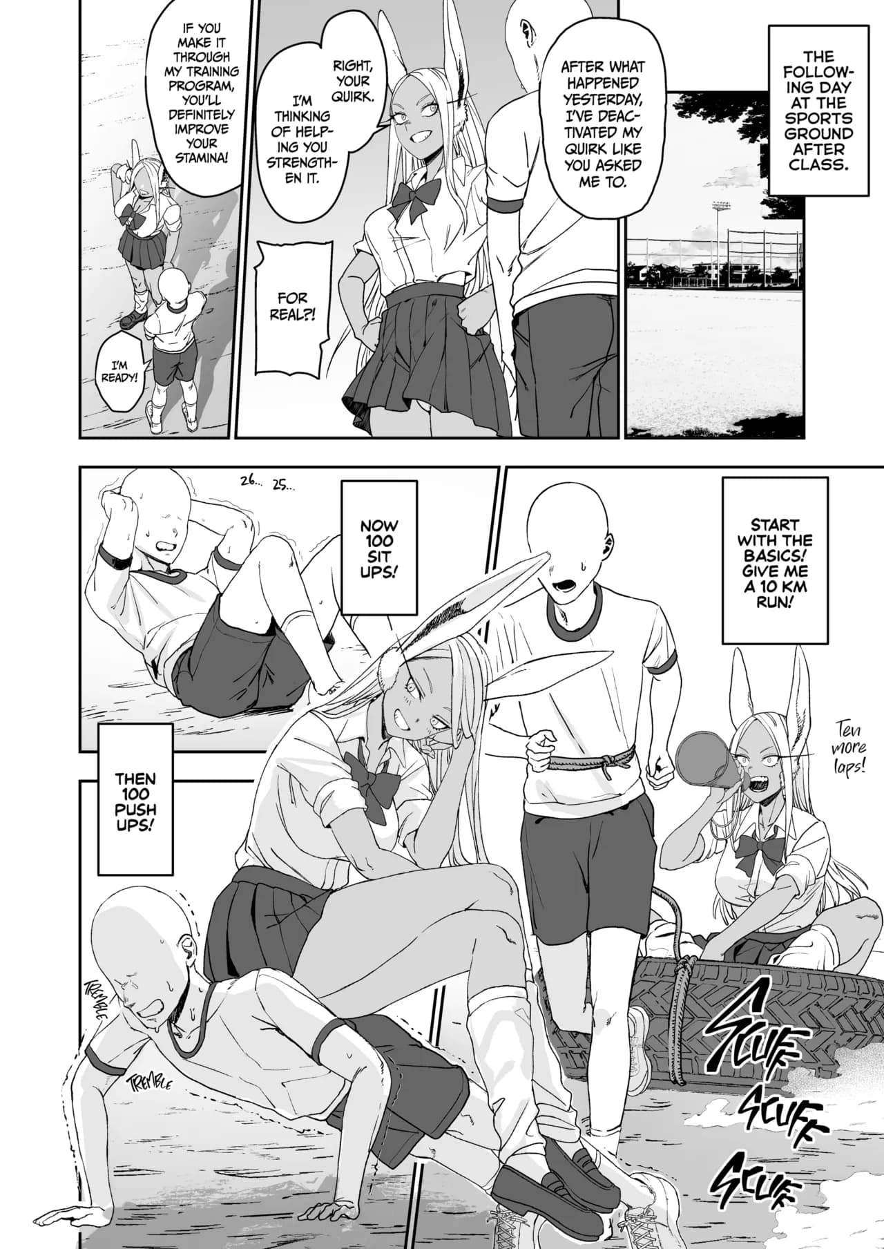 [LOFLAT (Prime)] JK Mirko no Maruhi Training | Mirko's Secret Training Program (Boku no Hero Academia) [English] {2d-market.com} [Decensored] [Digital] page 11