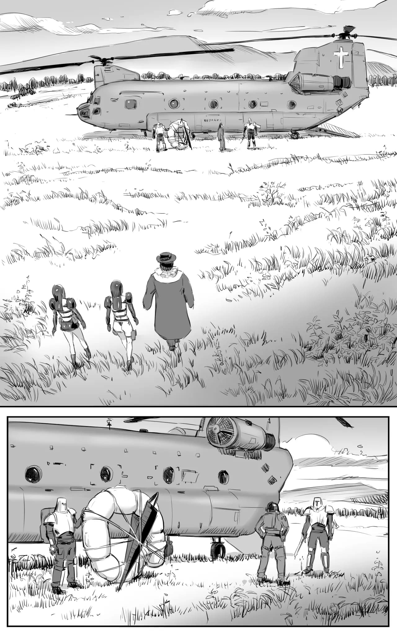 [CrimsonRed] Nuns vs Demons [中文翻译] [翻译完成] page 380