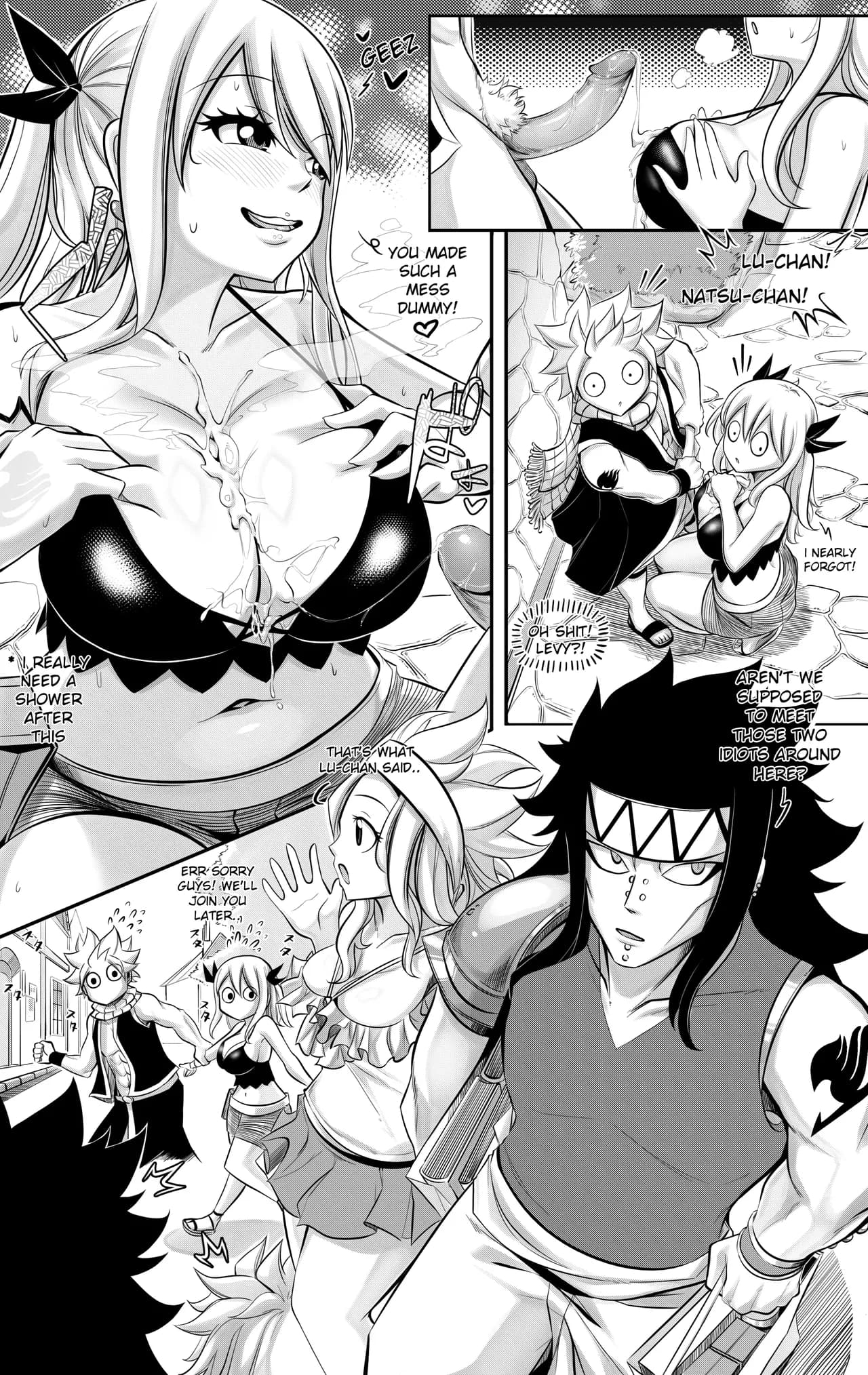 [Joshdinobarney] Public Escapade Remake (Fairy Tail) [English] [Uncensored] page 4
