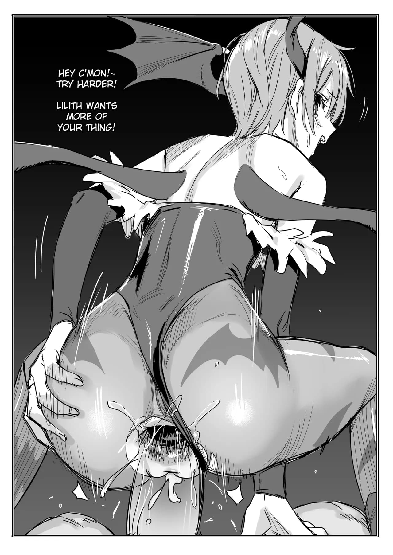 [ajisaidenden (Kawakami Rokkaku)] a copybon about a certain succubus sucking out your life force (Darkstalkers) [English] [Decensored] [Digital] page 10