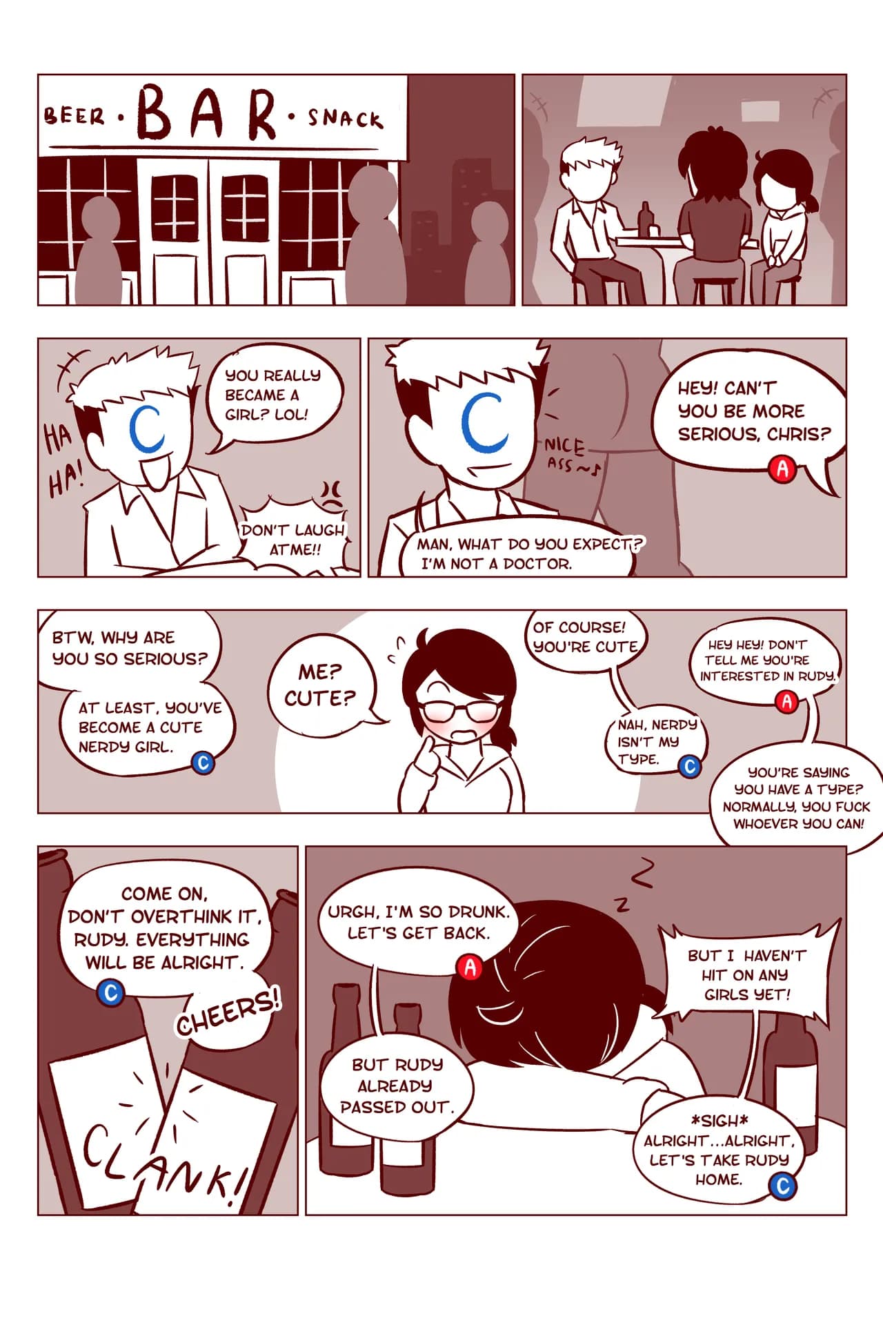 [Rudy Saki] Rudy and Her Boys page 5
