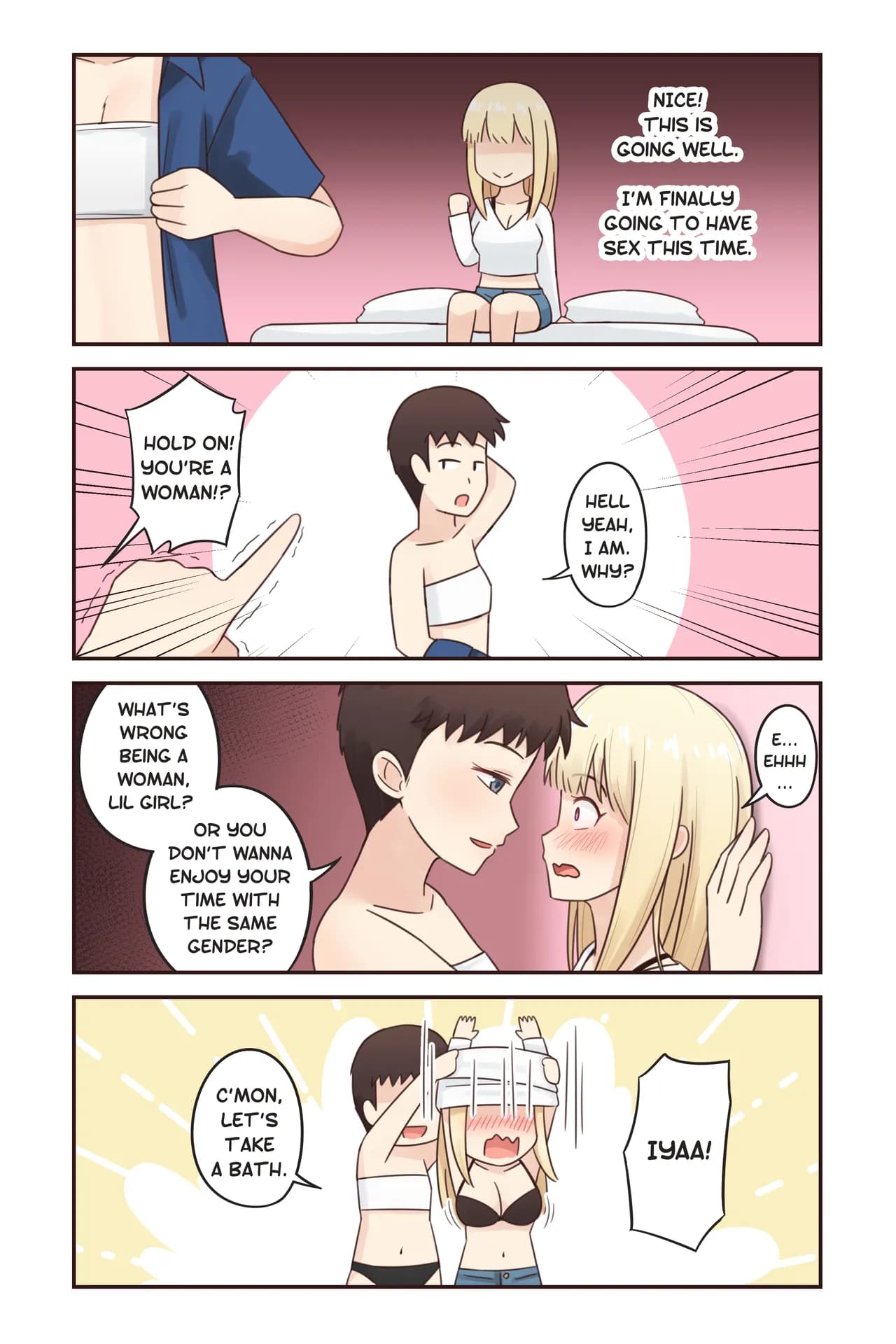 [Rudy Saki] I Turned Into a Girl But NO ONE Fucks Me! page 29