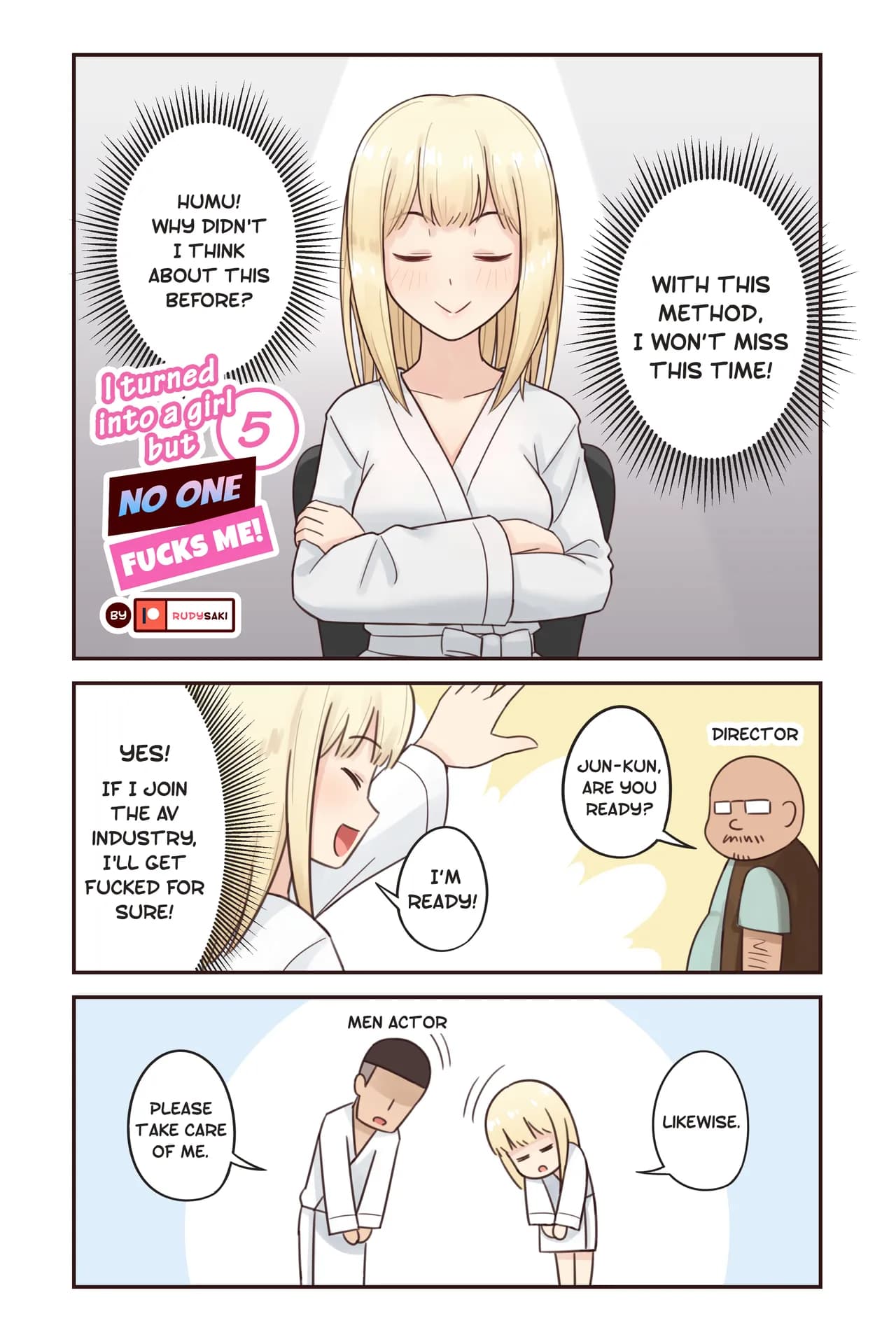 [Rudy Saki] I Turned Into a Girl But NO ONE Fucks Me! page 37