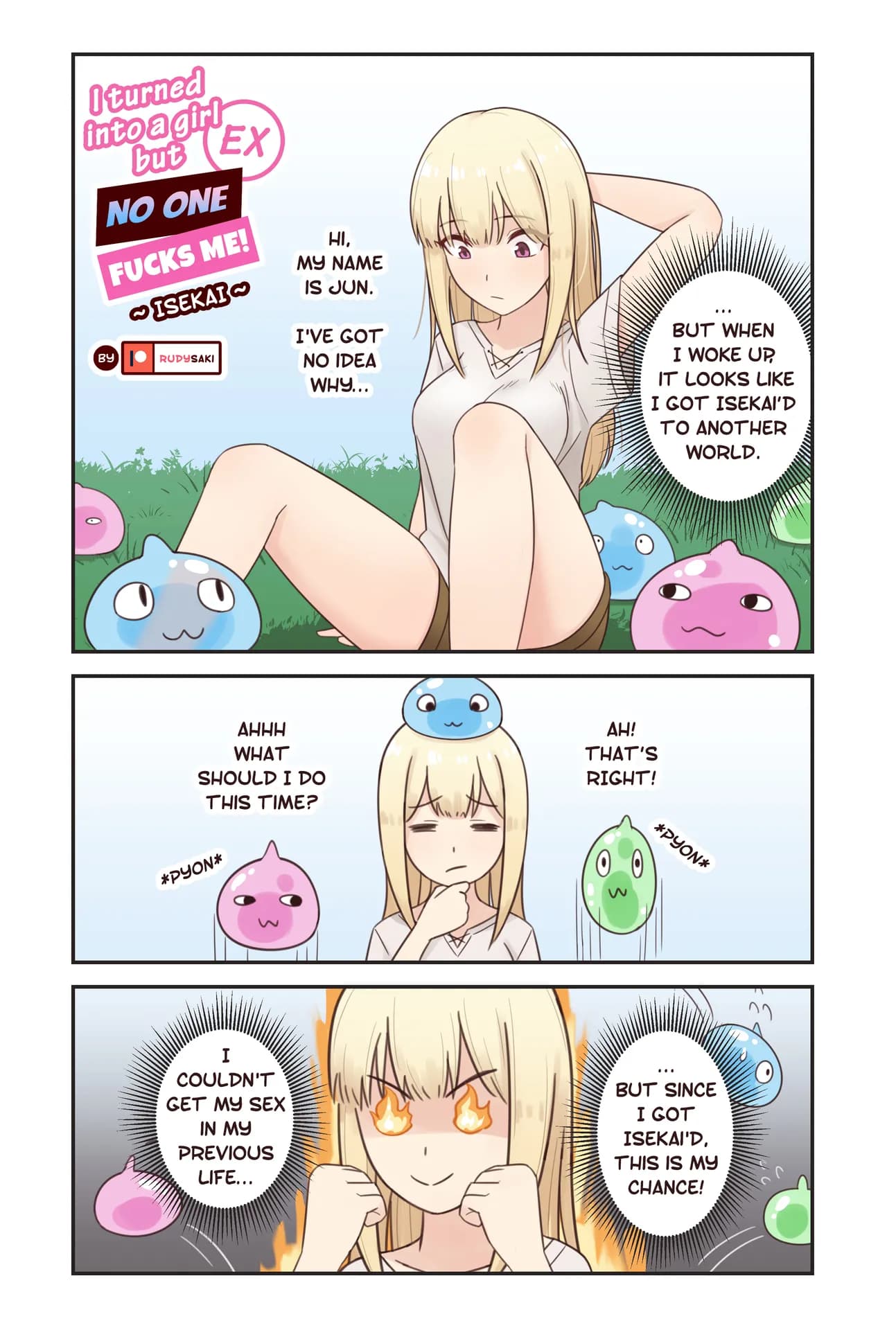 [Rudy Saki] I Turned Into a Girl But NO ONE Fucks Me! page 58