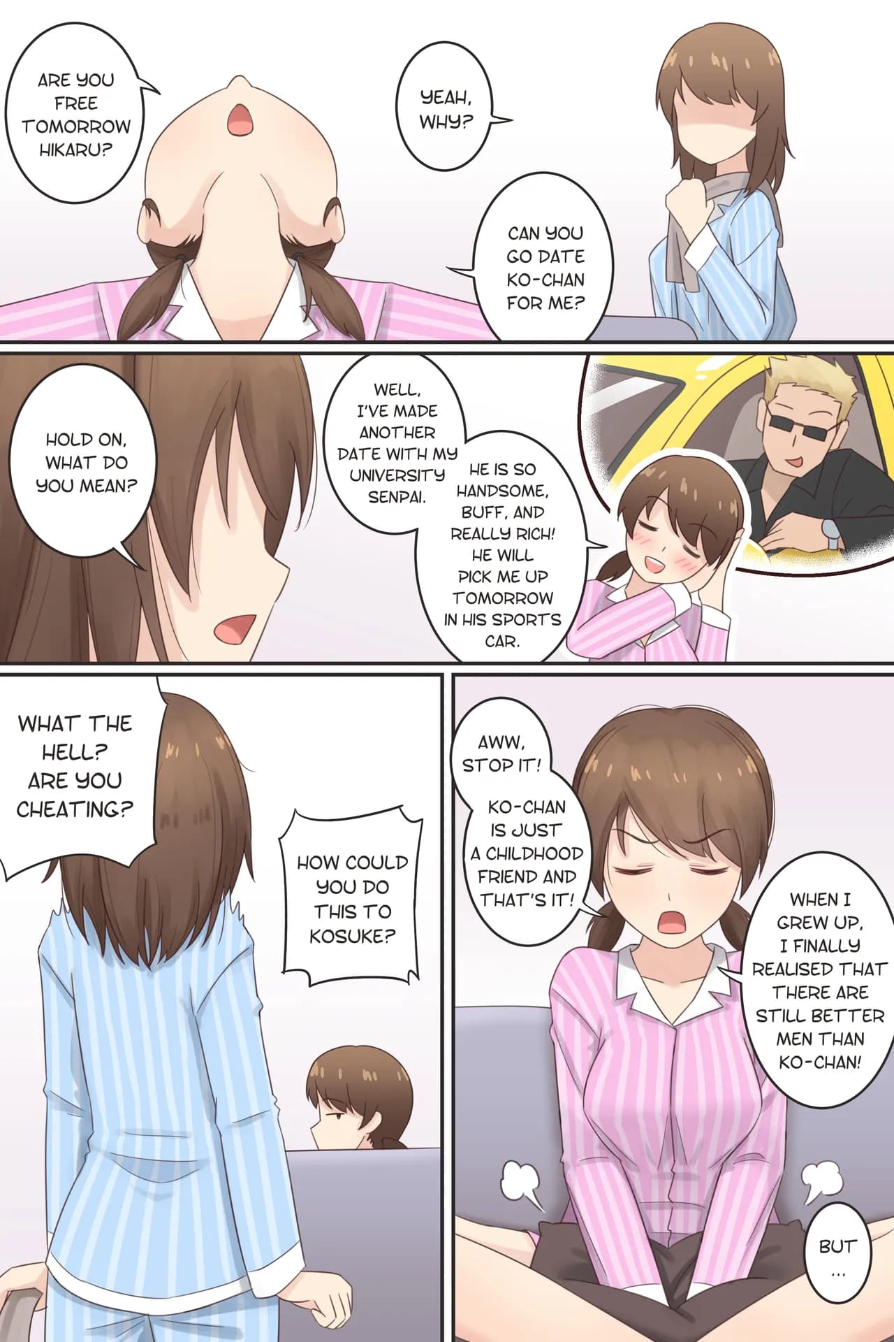 [Rudy Saki] When My Twins Childhood Friend Became a Girl page 2
