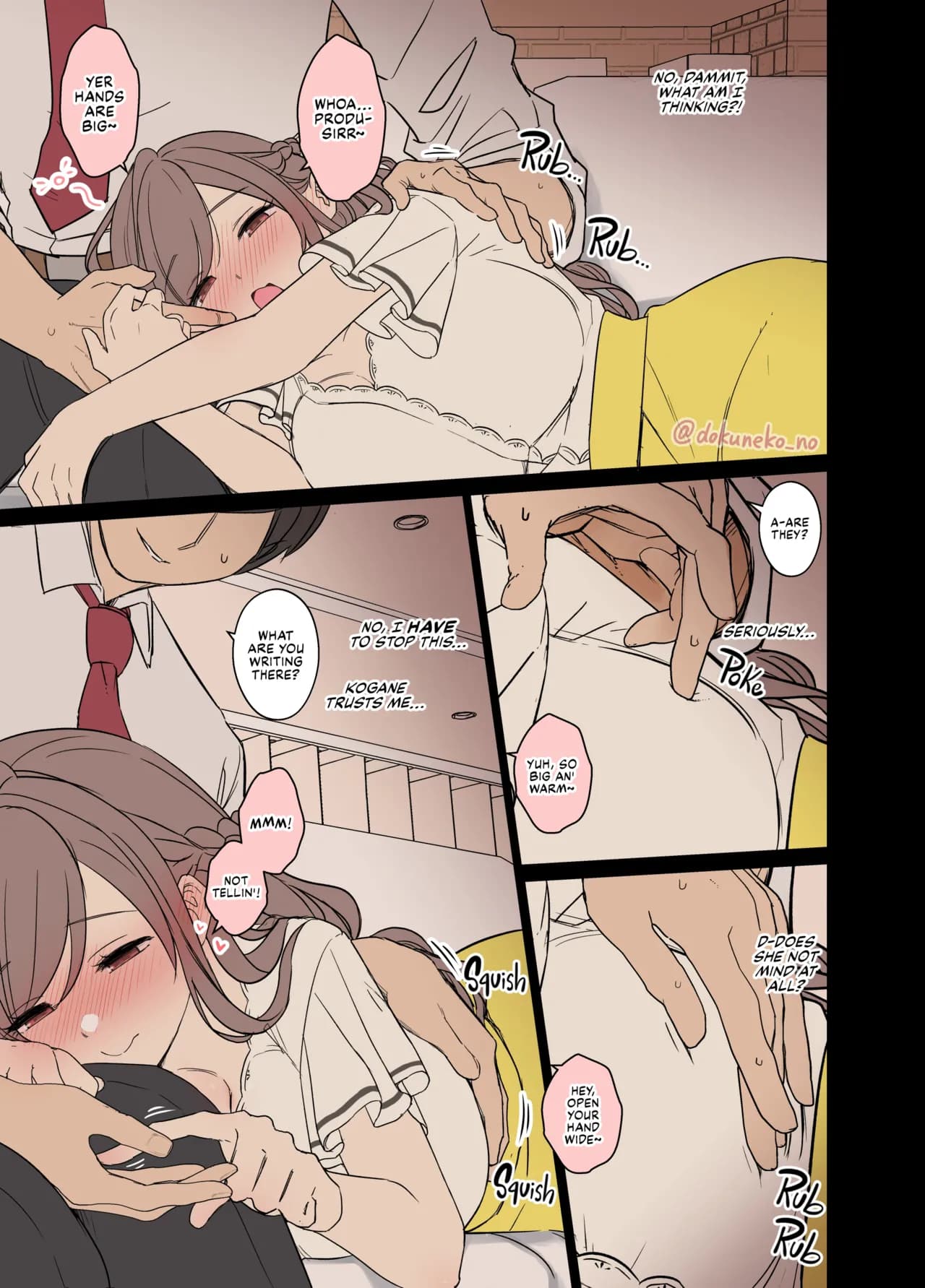 [Dokuneko Noil] Tsukioka Kogane ni Warui Koto o Suru Hanashi (Zenpen) | Tsukioka Kogane Has a Very Bad Night (Part 1) (THE iDOLM@STER: Shiny Color) [English] [Fap It Scans] [Decensored] page 4