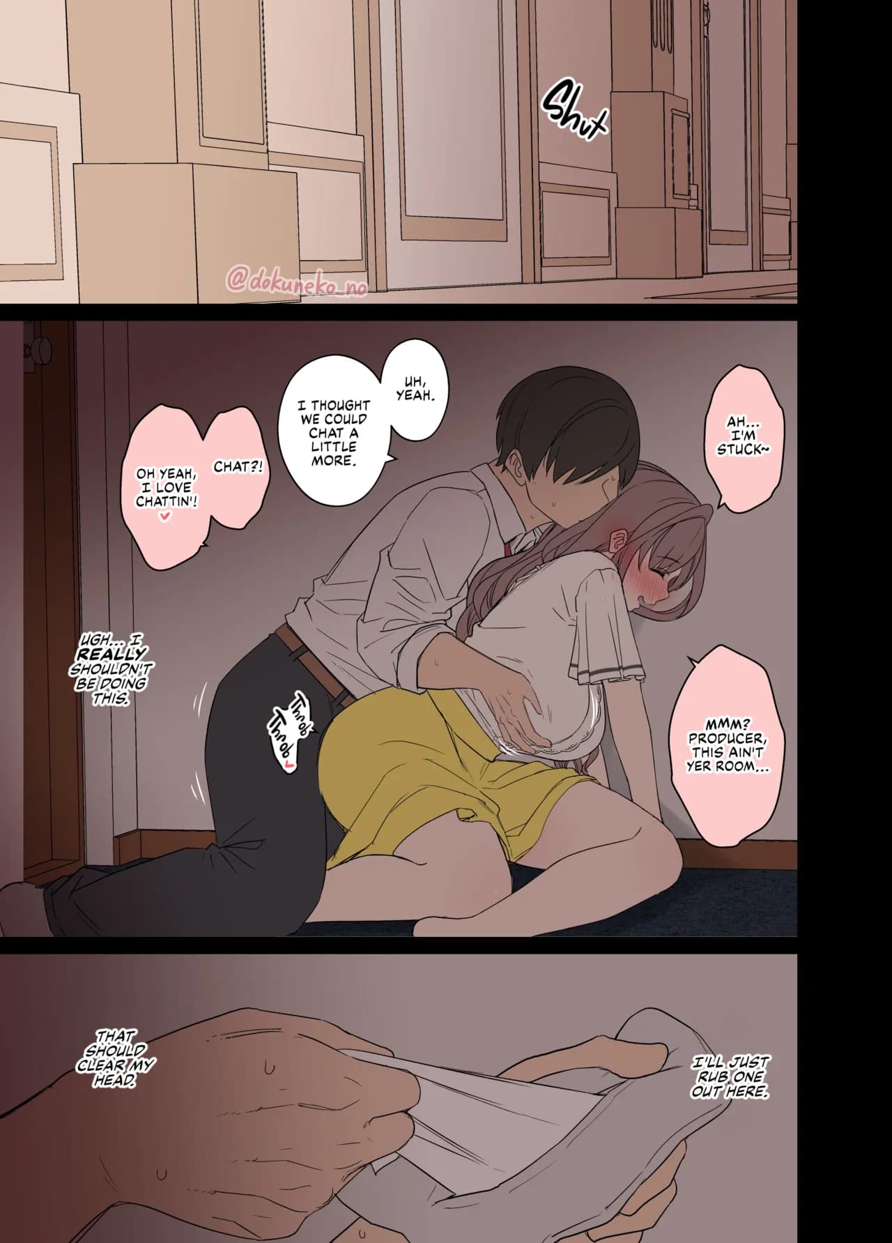 [Dokuneko Noil] Tsukioka Kogane ni Warui Koto o Suru Hanashi (Zenpen) | Tsukioka Kogane Has a Very Bad Night (Part 1) (THE iDOLM@STER: Shiny Color) [English] [Fap It Scans] [Decensored] page 6