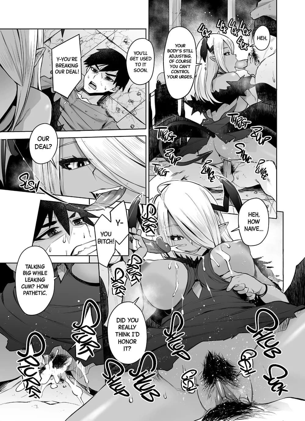 [Toro Toro Resistance (Akairo)] Saiou no Succubus | The Succubus at the Final Depths (Succubus ni Okasareru Goudoushi ~HEAVEN~) [English] [Black Grimoires] [Decensored] page 12