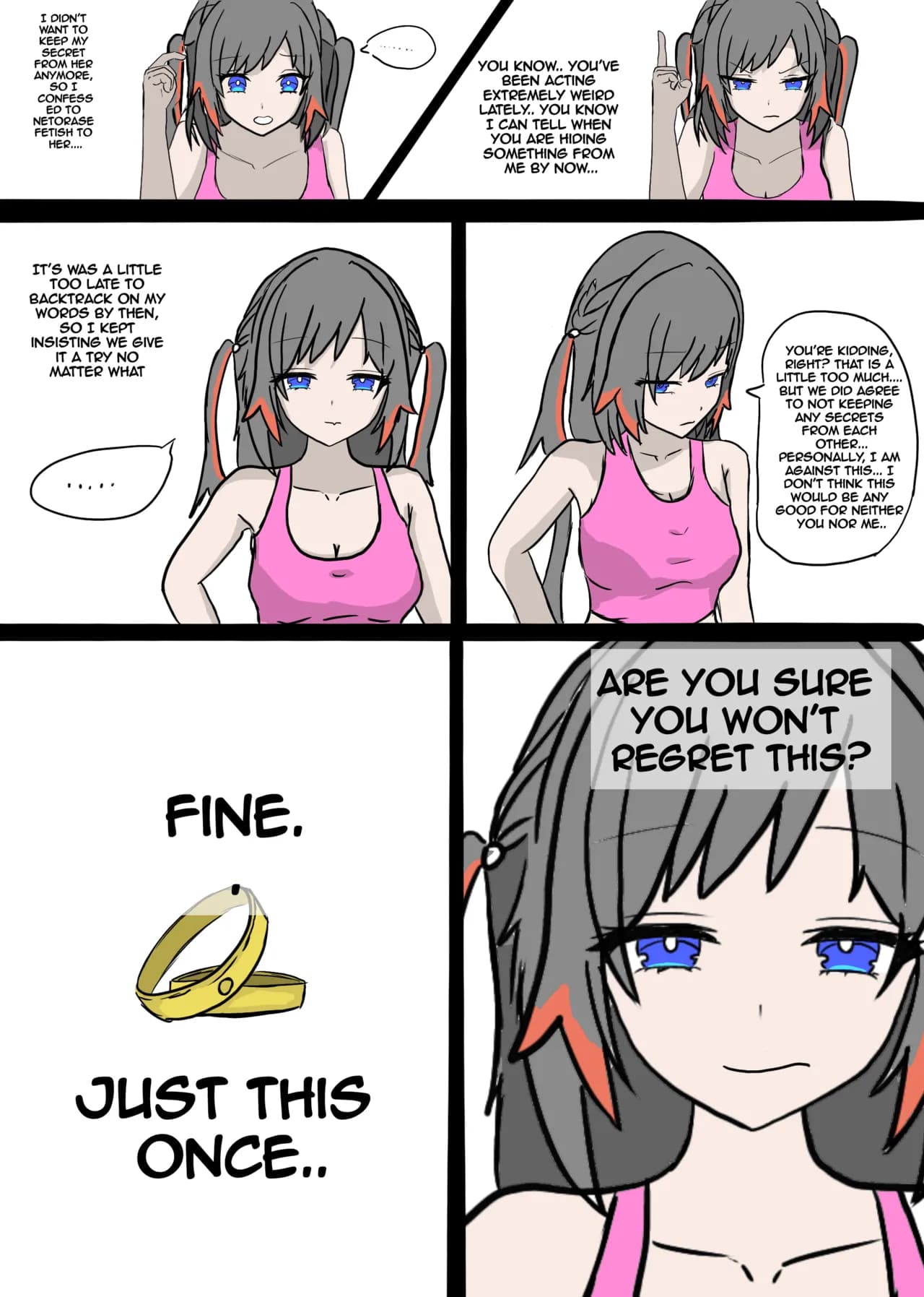 [AkisaeHitori] My Wife's NTR Dairy 1 [ENGLISH] [COLOURED] [uncensored] page 2