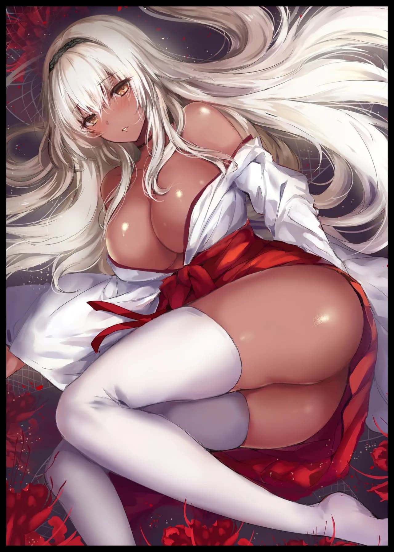 [Kanden Shoujo Chuuihou (Mafuyu)] Hebigami no Miko | 蛇神的巫女 [Chinese] [Decensored] [Digital] page 3