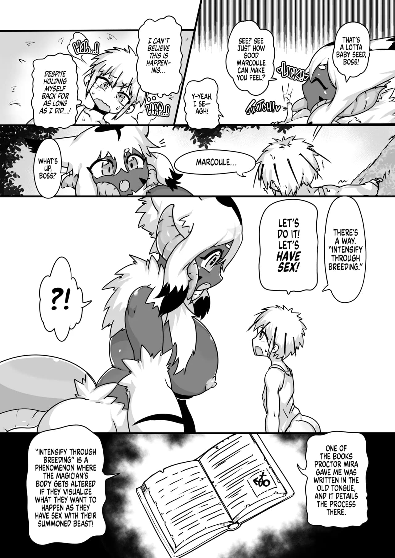 [Zettai Zetsumei's Hut (Zettai Zetsumei)] Ancient Methods to Tame Magical Beasts [English] {2d-market.com} [Decensored] [Digital] page 12