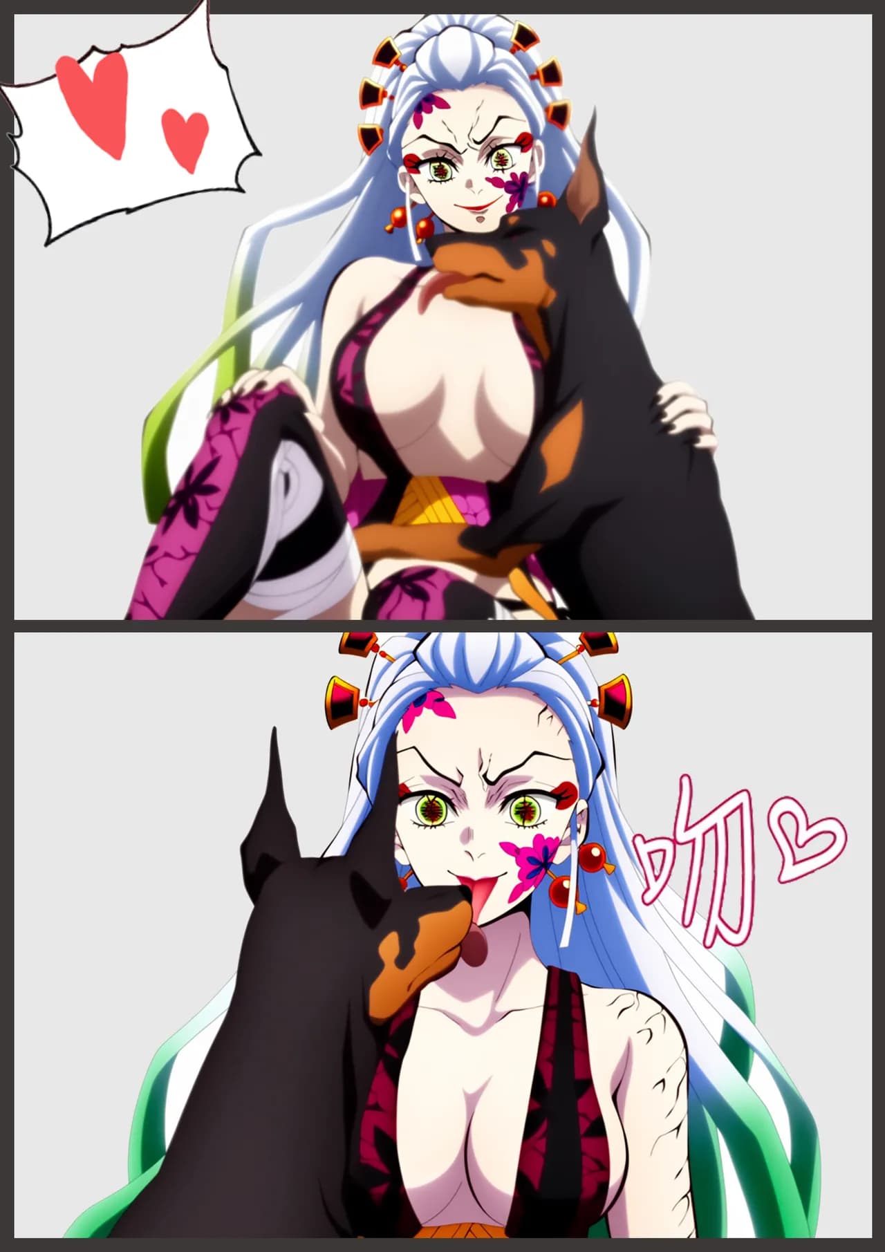 [liuliuliu] Daki's bestiality show (Demon Slayer: Kimetsu no Yaiba) [Chinese] [AI Generated] page 12