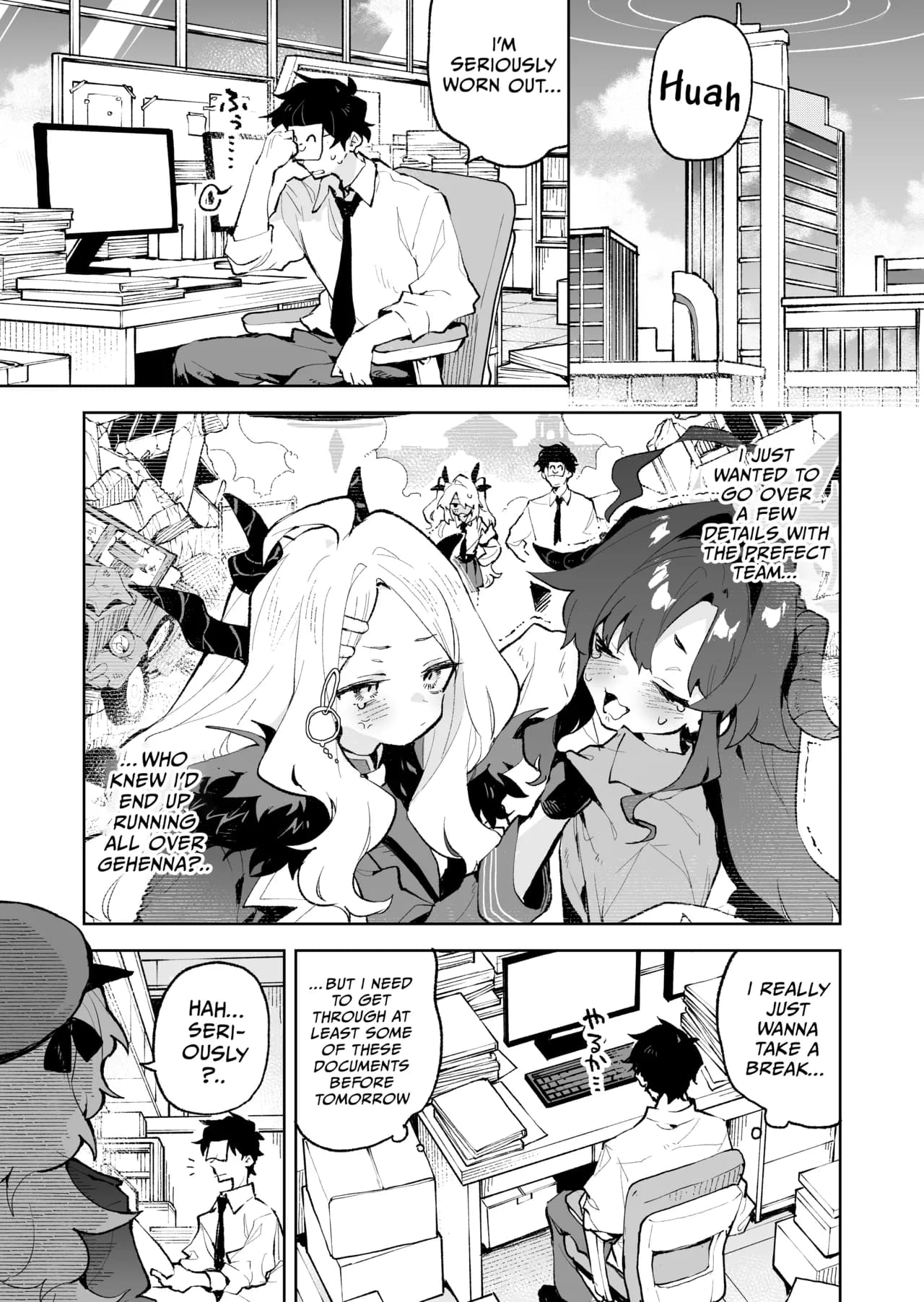 [Rimu Chanchi (Uni Cream Korokke)] Mofumofu Toroama Kougoyoku | Sweet and Fluffy Union (Blue Archive) [Decensored] [English] [Telegram_COHQTG] [Digital] page 2