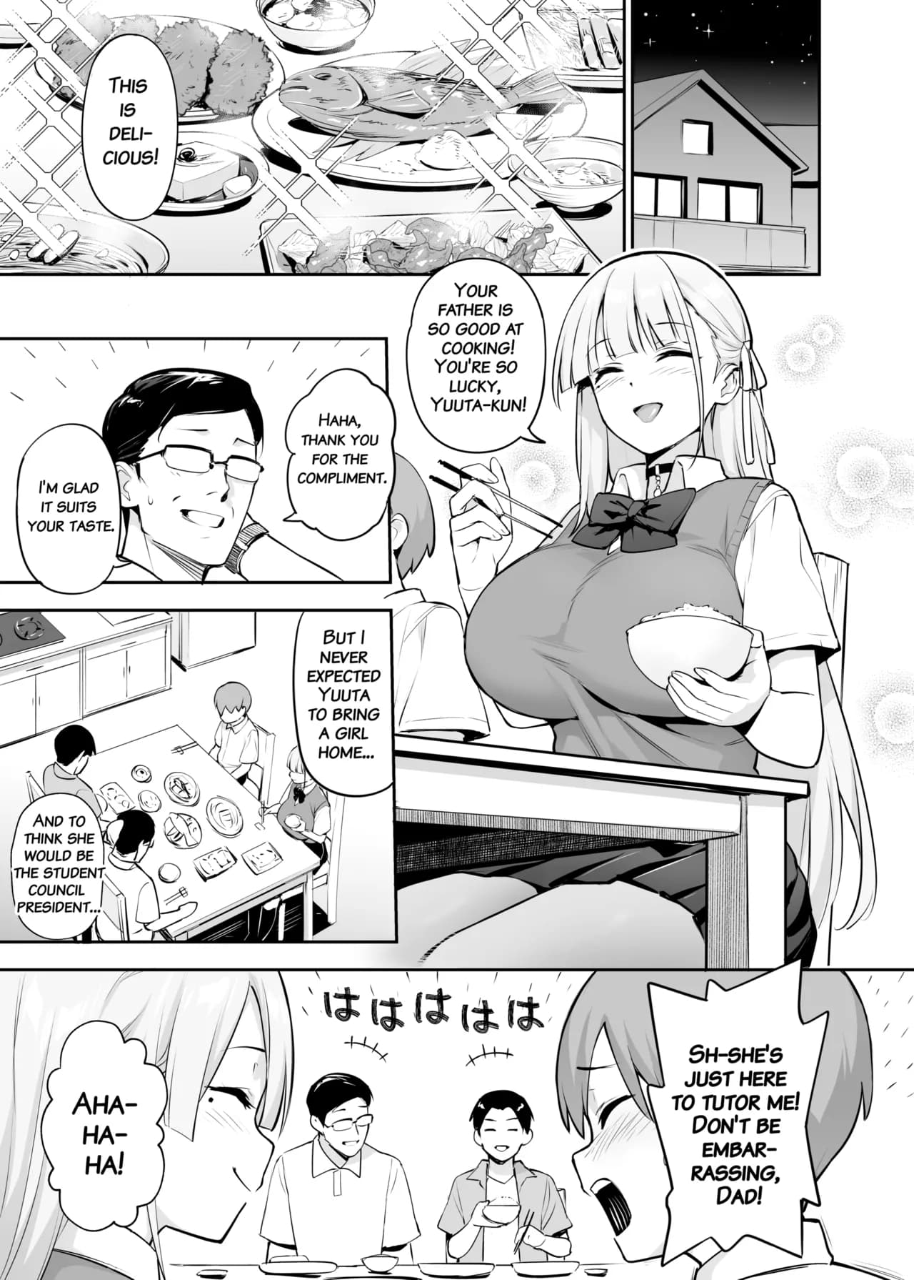 [TRY&Hougen Futari Shakai (Hougen)] Akogare no Seitokaichou ga Kyonyuu Sugiru Ken 2 | About the Beloved Student President's Huge Tits 2 [English] [Decensored] [Digital] page 6