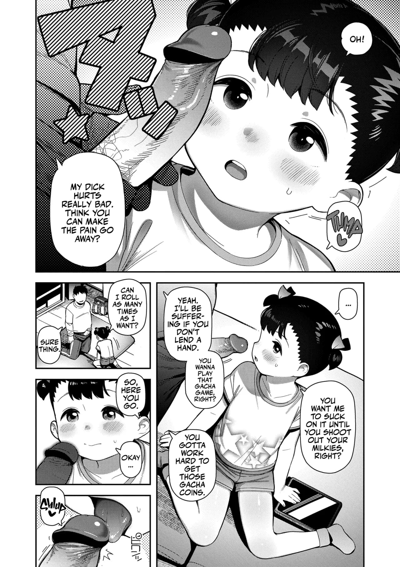 [Yawaraka Midori] Yasashii Ojisan | Super Gentle Soul (Chicchakute Ohisama no Nioi) [English] [Team Rabu2] [Decensored] [Digital] page 4