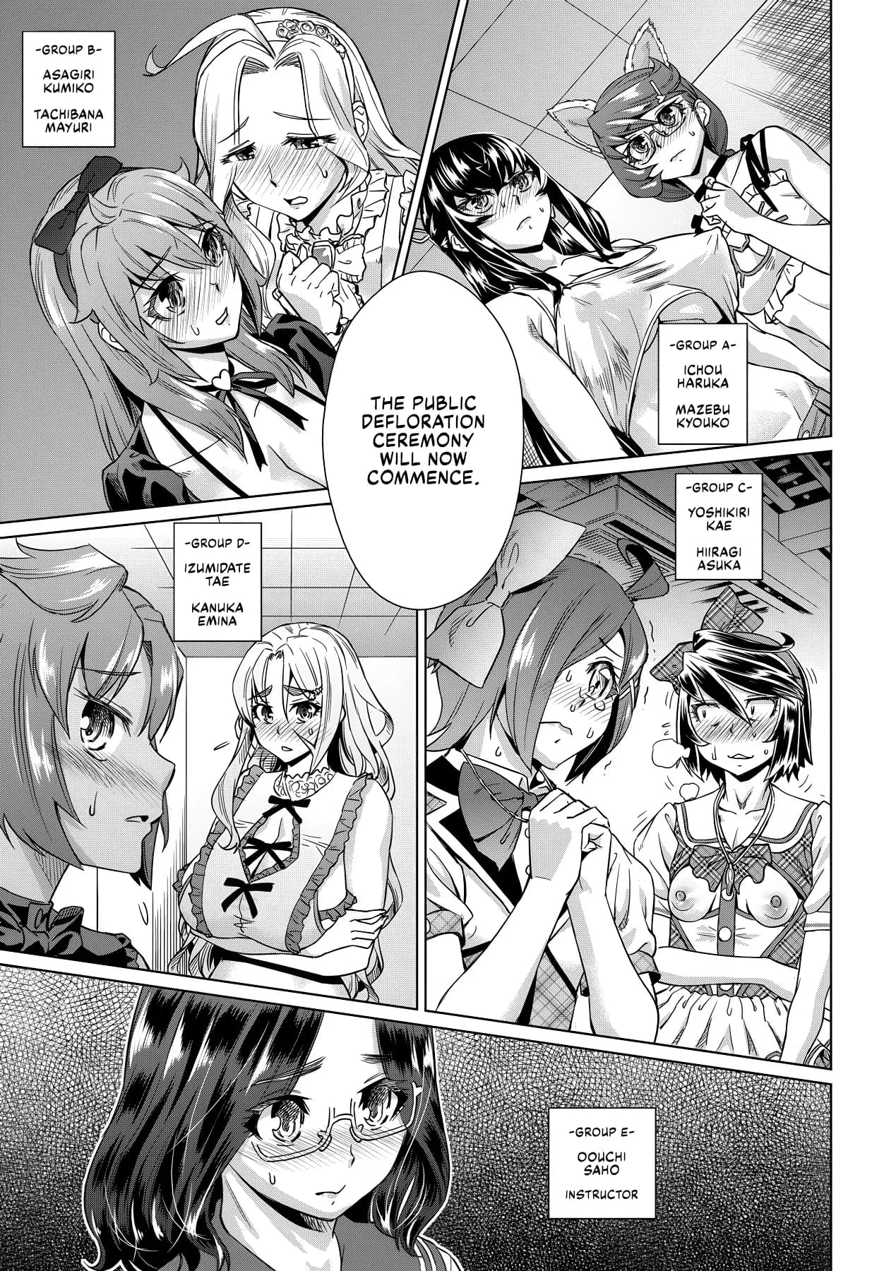 [Abe Morioka] Natsu no Ritou Kenshuu de Class no Joshi-tachi ga SEX Kurui no Mesu Dorei ni Choukyou Sareta Hanashi [English] [Decensored] [Digital] [CulturedCommissions] page 50