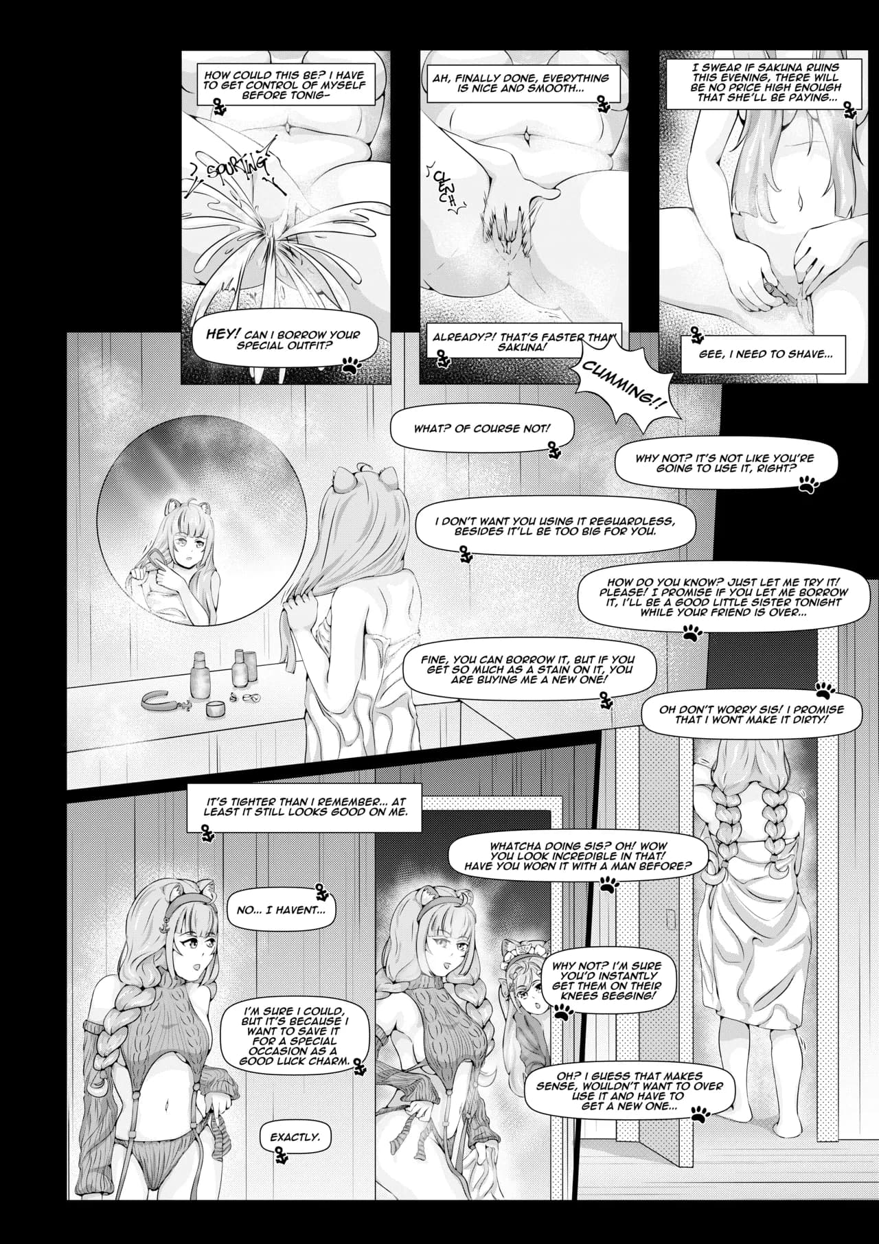 Minato Aqua x Yuuki Sakuna page 3