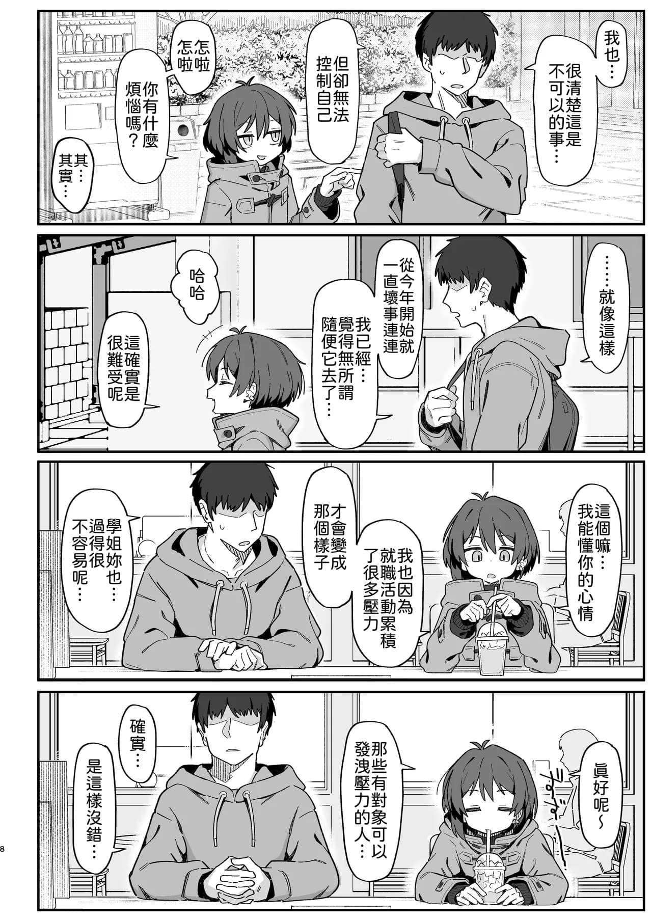 [Dagashiya (Wagashi)] Onozuka-senpai wa Warui Hito | 小野塚前辈是个小坏蛋 [Chinese] [柚香農業] [Decensored] [Digital] page 8