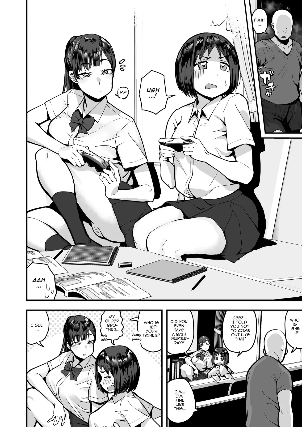 [Anon's Flood Myth (Anon 2-okunen)] Imouto no Tomodachi ga Dosukebe Taishuu Feti Sugite, InCha no Ore to Kikenbi Nakadashi Hamemakuri [English] [Lewd Rider Ero] [Decensored] page 4