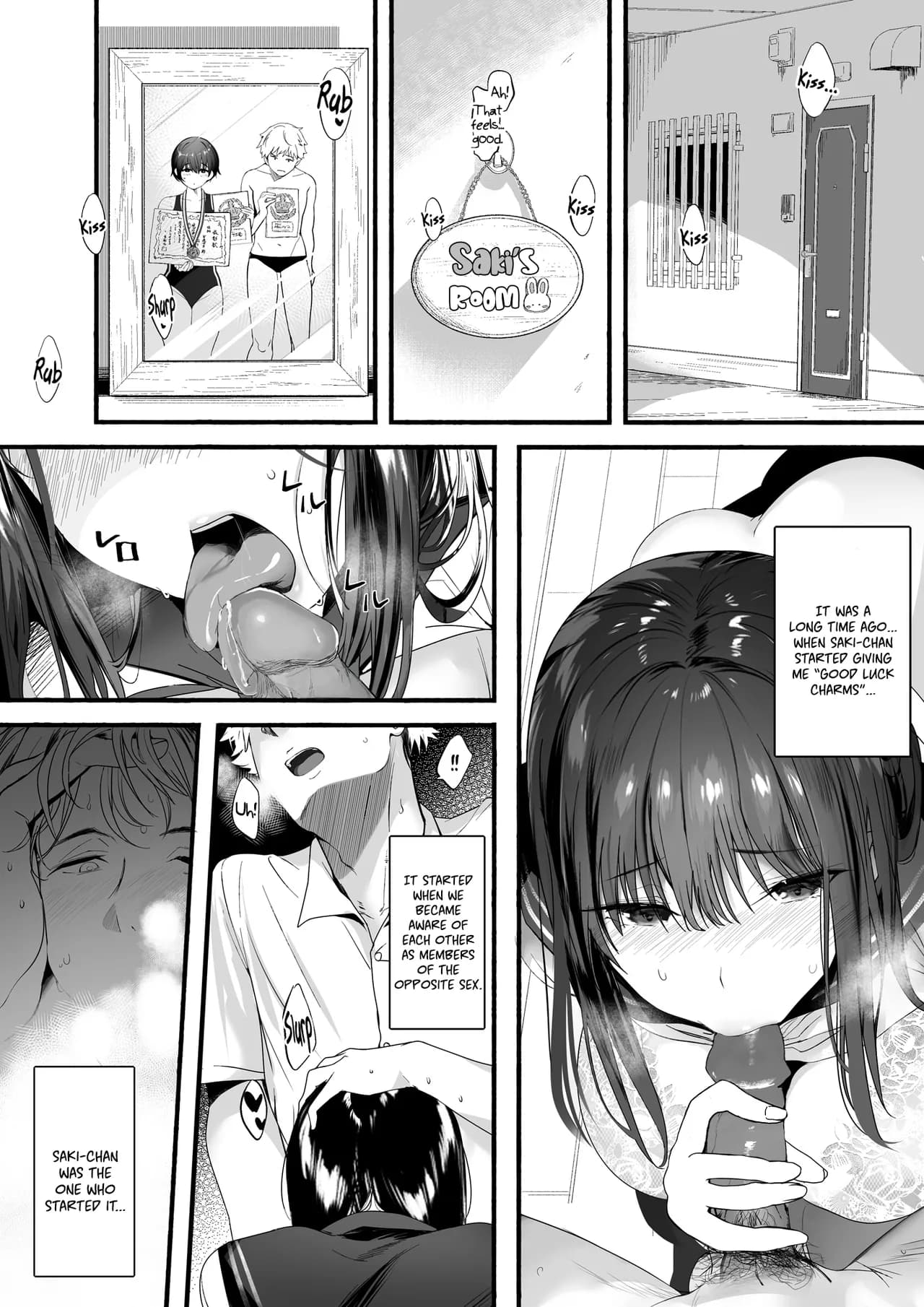 [Kansai Gyogyou Kyoudou Kumiai (Marushin)] Suieibu no Seisokei Osananajimi ga DQN ni Moteasobareru Ichibushijuu | The Whole Story of My Neat Childhood Friend in the Swimming Club Being Toyed With by a Dumbass [English] [Coffedrug] [Decensored] [Satansoft] page 10